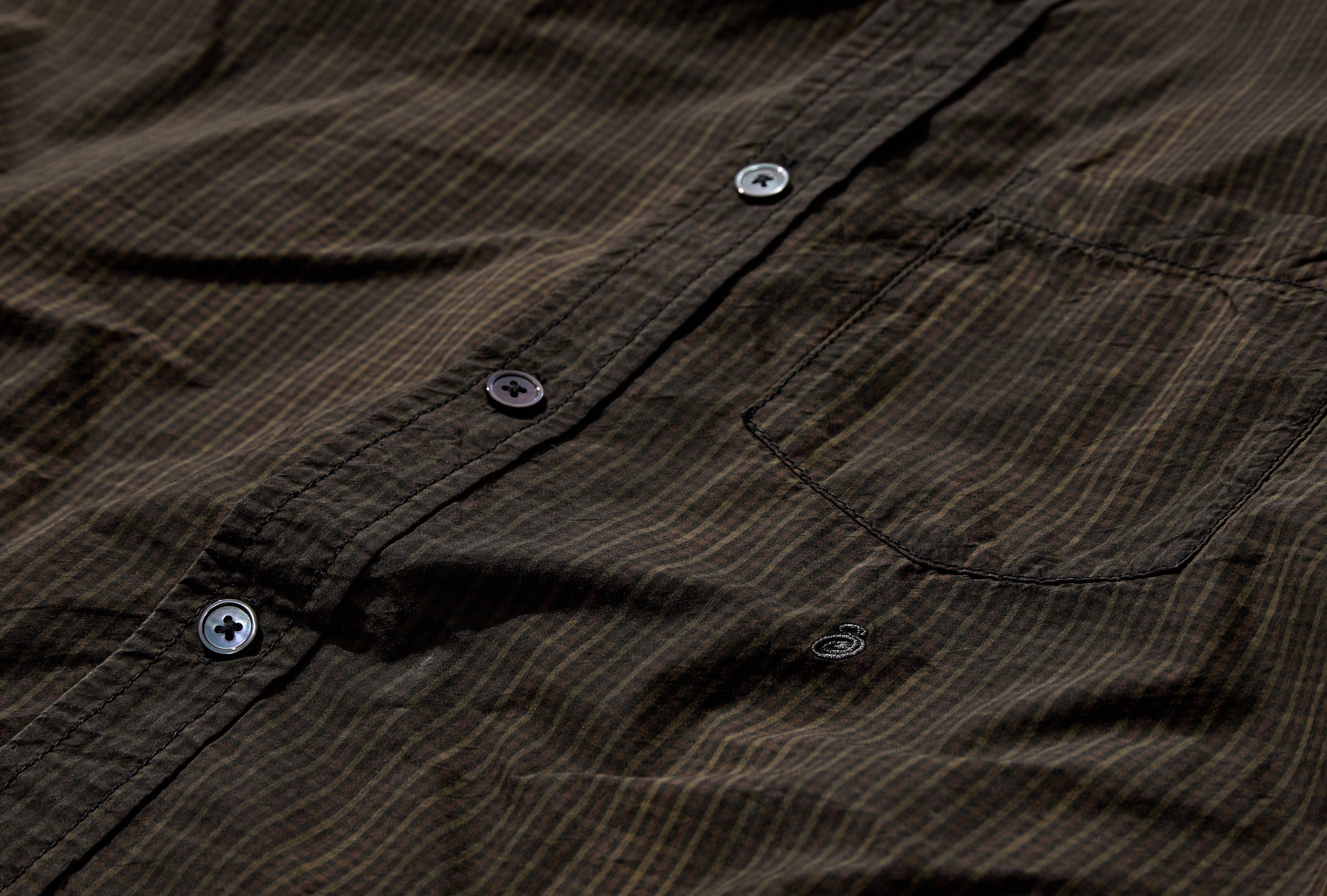 CLASSIC LS SHIRT SPRAYED 1110345 Brown