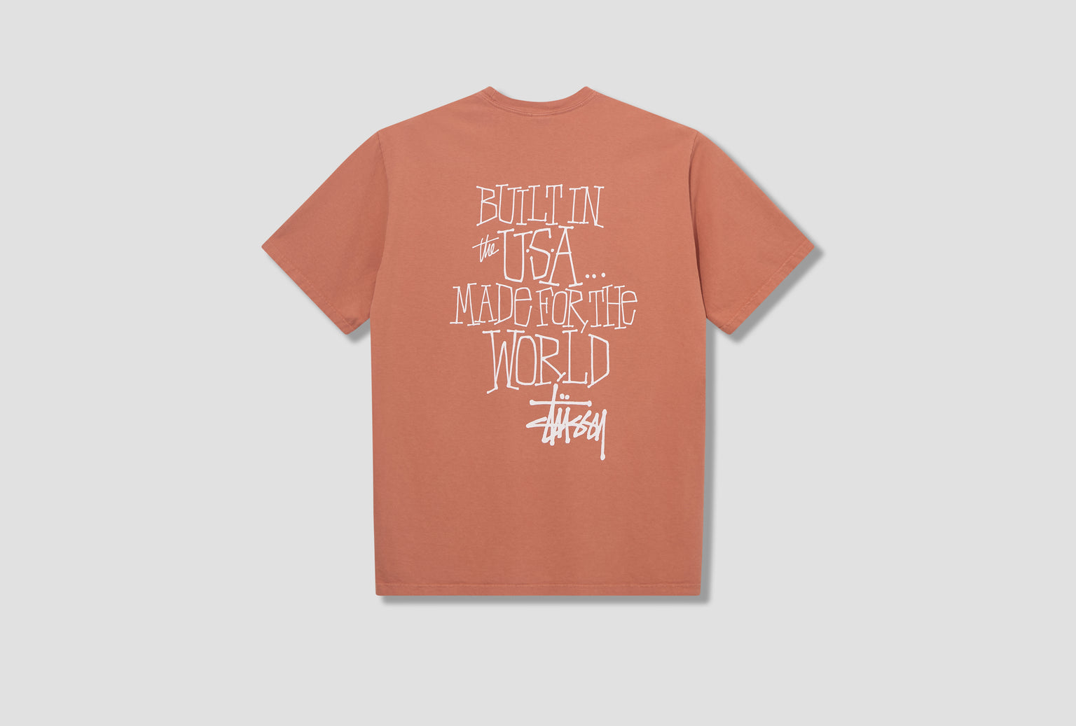 BUILT IN USA PIGMENT DYED TEE 1905059 Orange