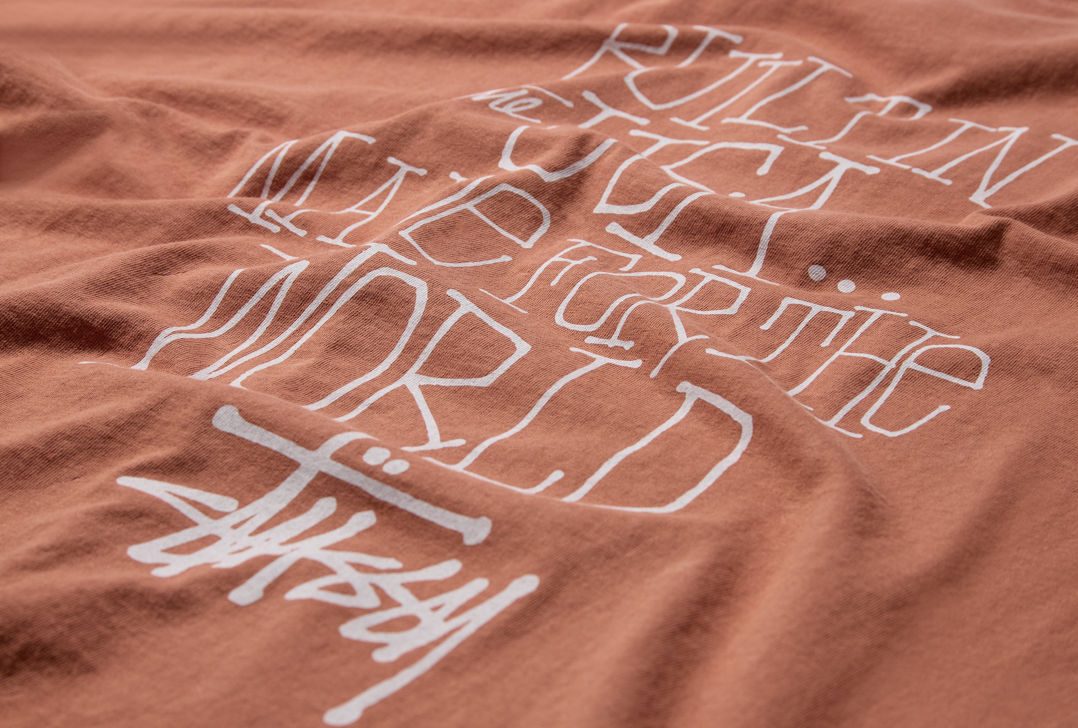 BUILT IN USA PIGMENT DYED TEE 1905059 Orange