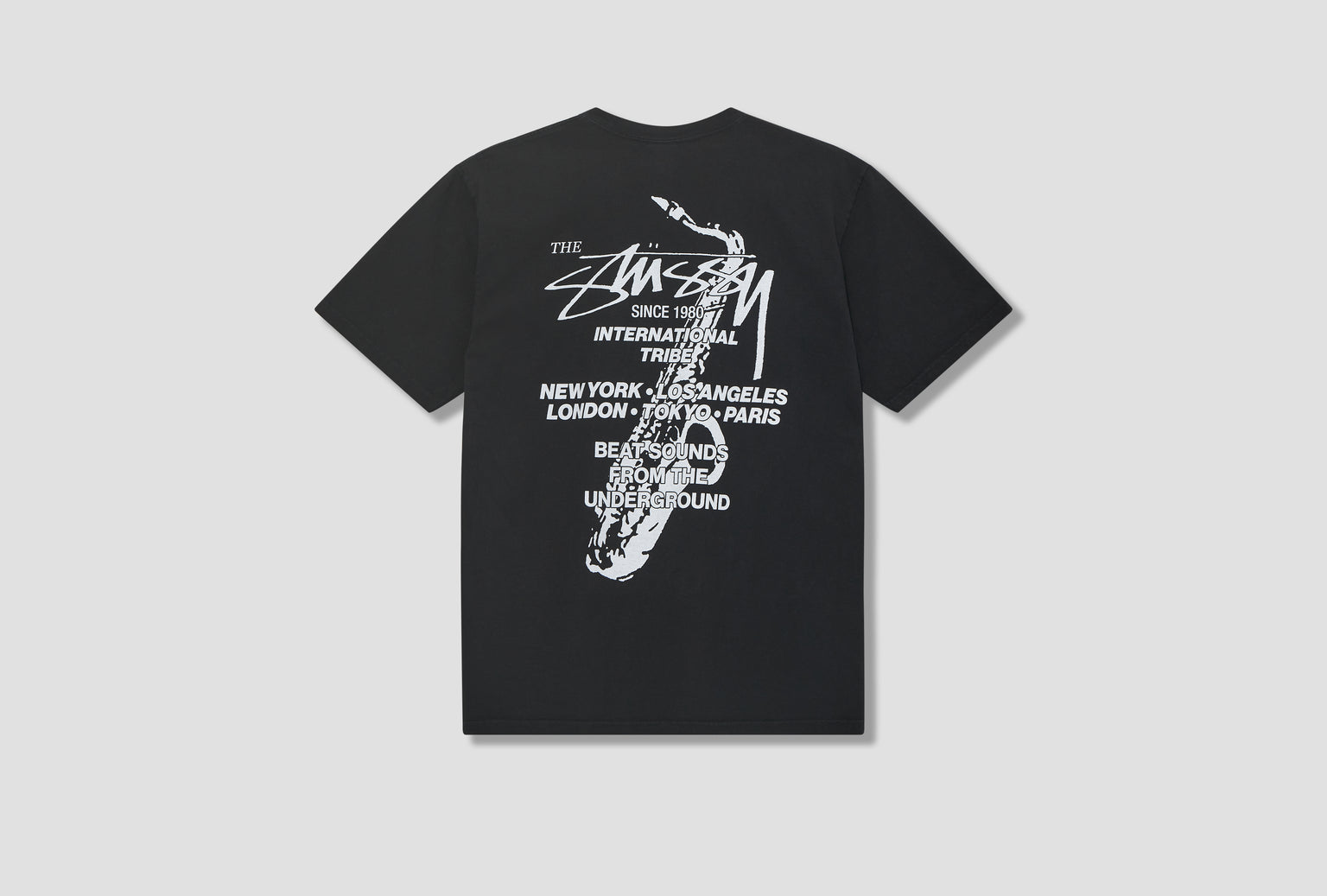 BEAT SOUNDS PIGMENT DYED TEE 1905060 Black