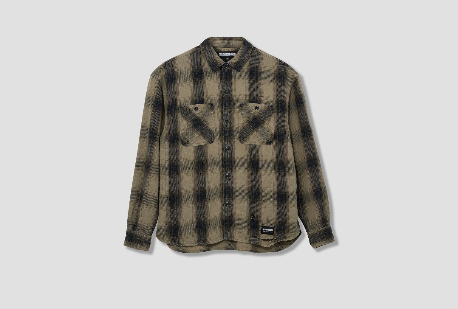 SAVAGE BLOCK HOMBRE CHECK SHIRT LS 242AQNH-SHM07 Grey