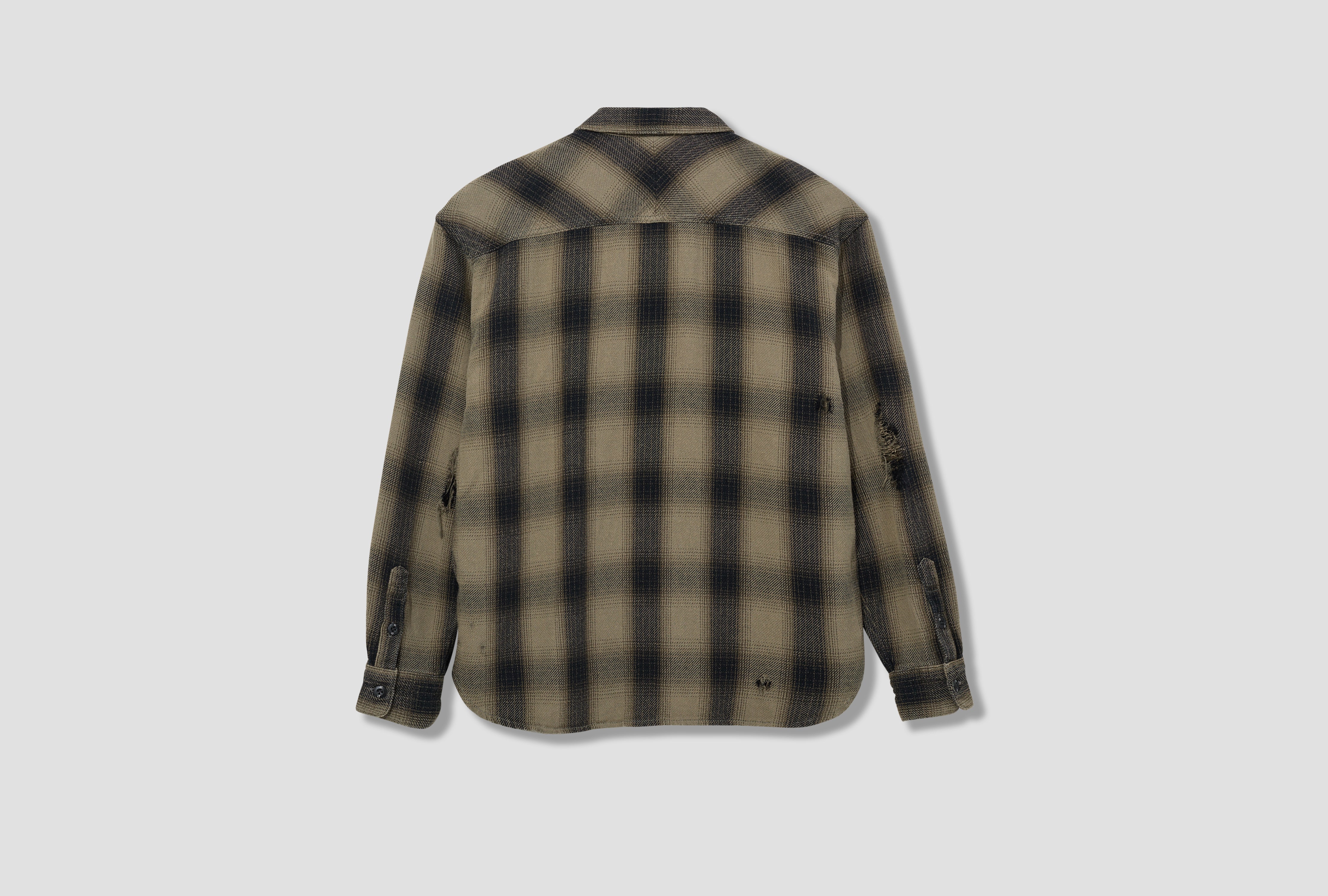 SAVAGE BLOCK HOMBRE CHECK SHIRT LS 242AQNH-SHM07 Grey