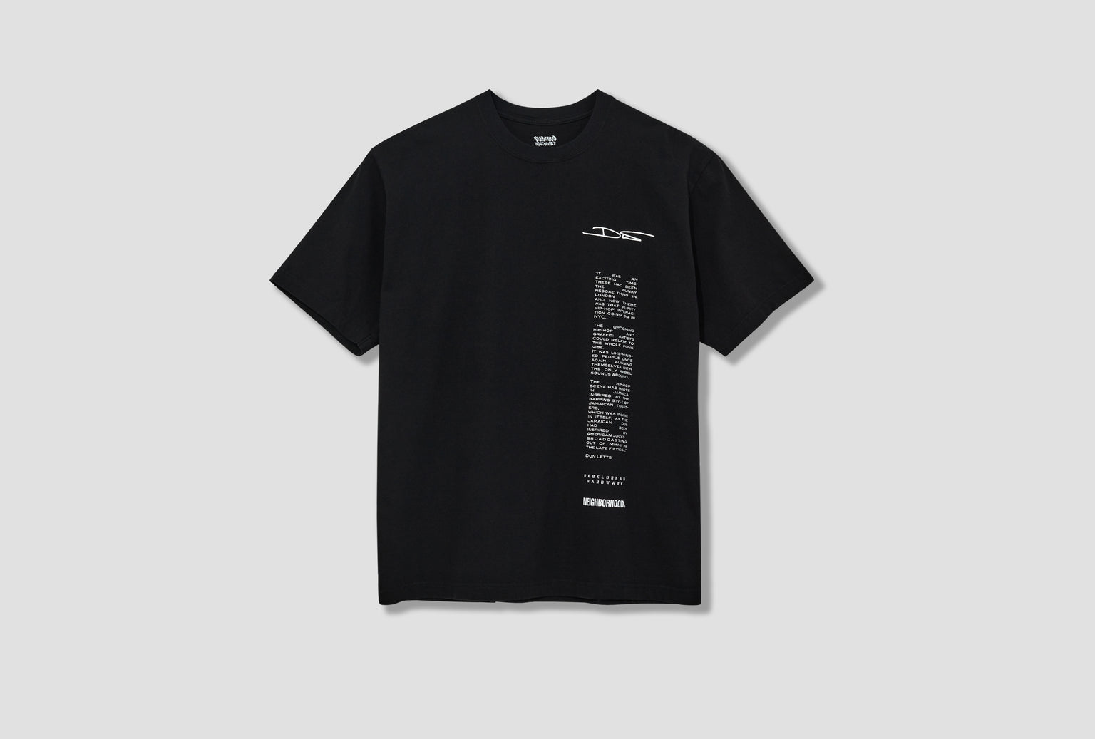 NH X REBEL DREAD HARDWARE . TEE SS-2 242PCRDN-ST02S Black