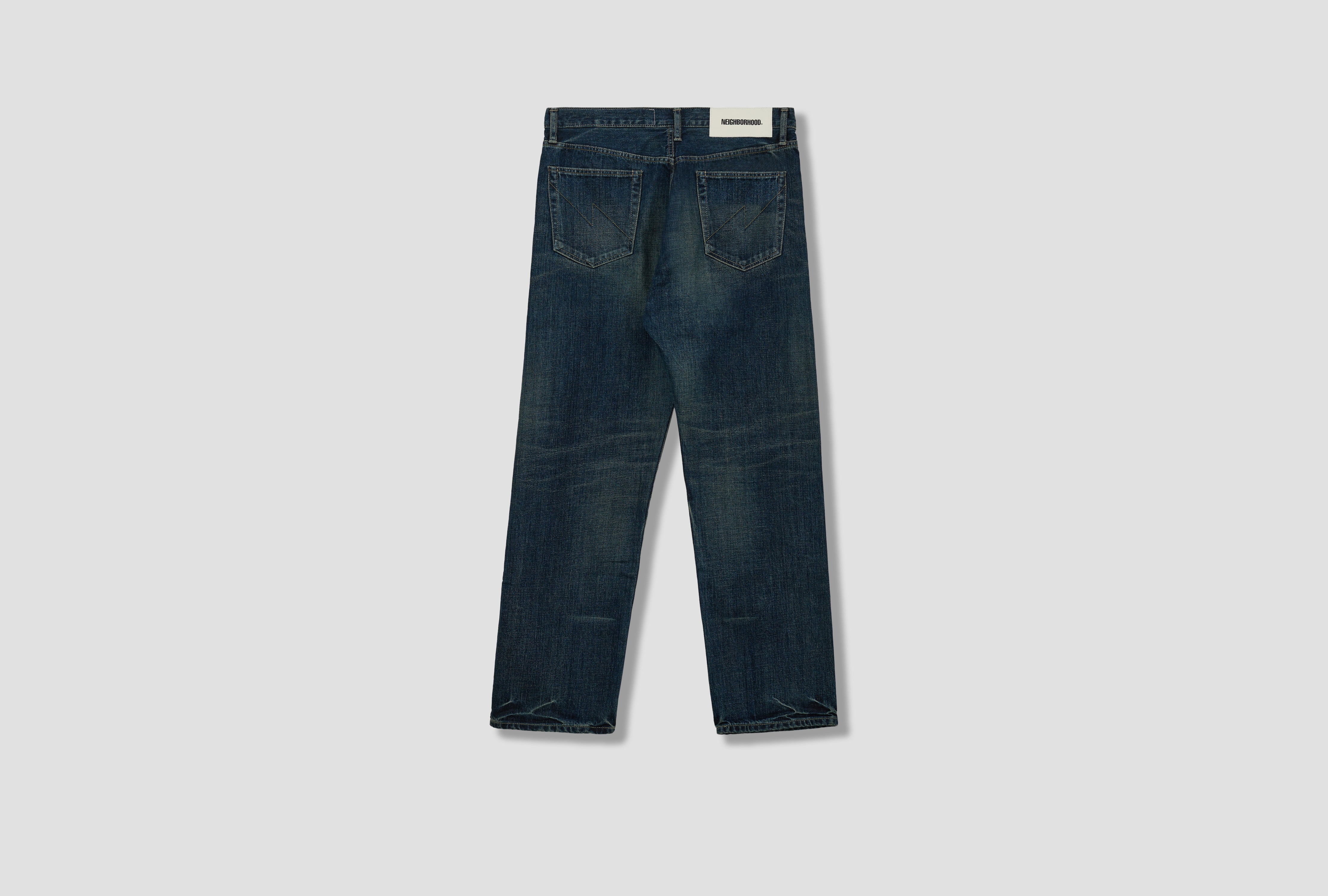 WASHED DENIM DP BASIC PANTS 242XBNH-PTM05 Blue