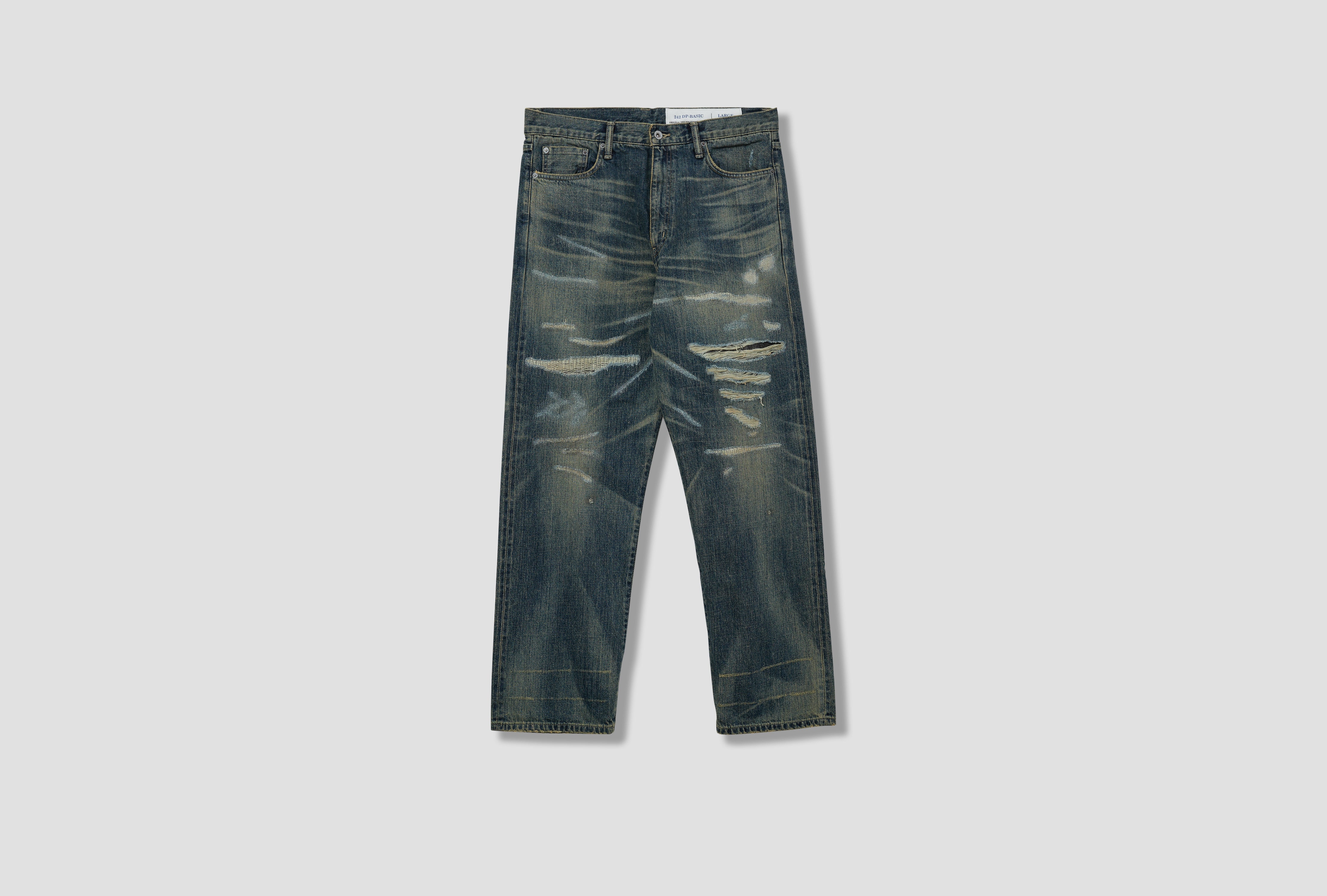 SAVAGE DENIM DP BASIC PANTS 242XBNH-PTM08 Blue