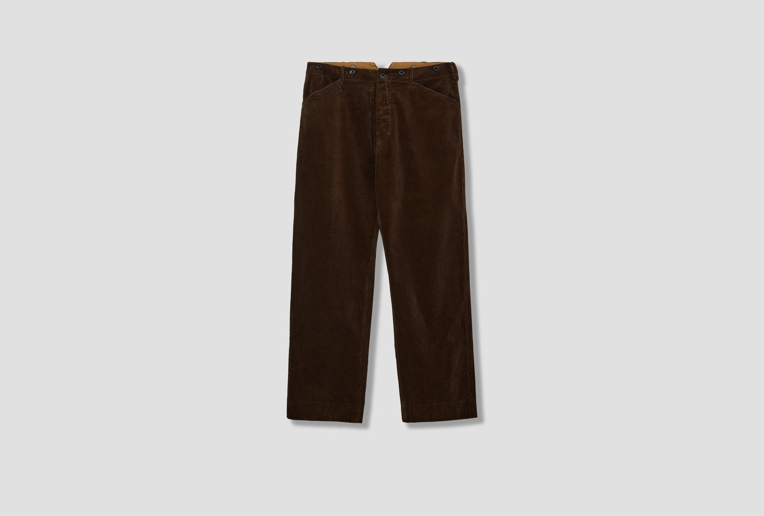 CORDUROY PANTS HM28PT019 Brown