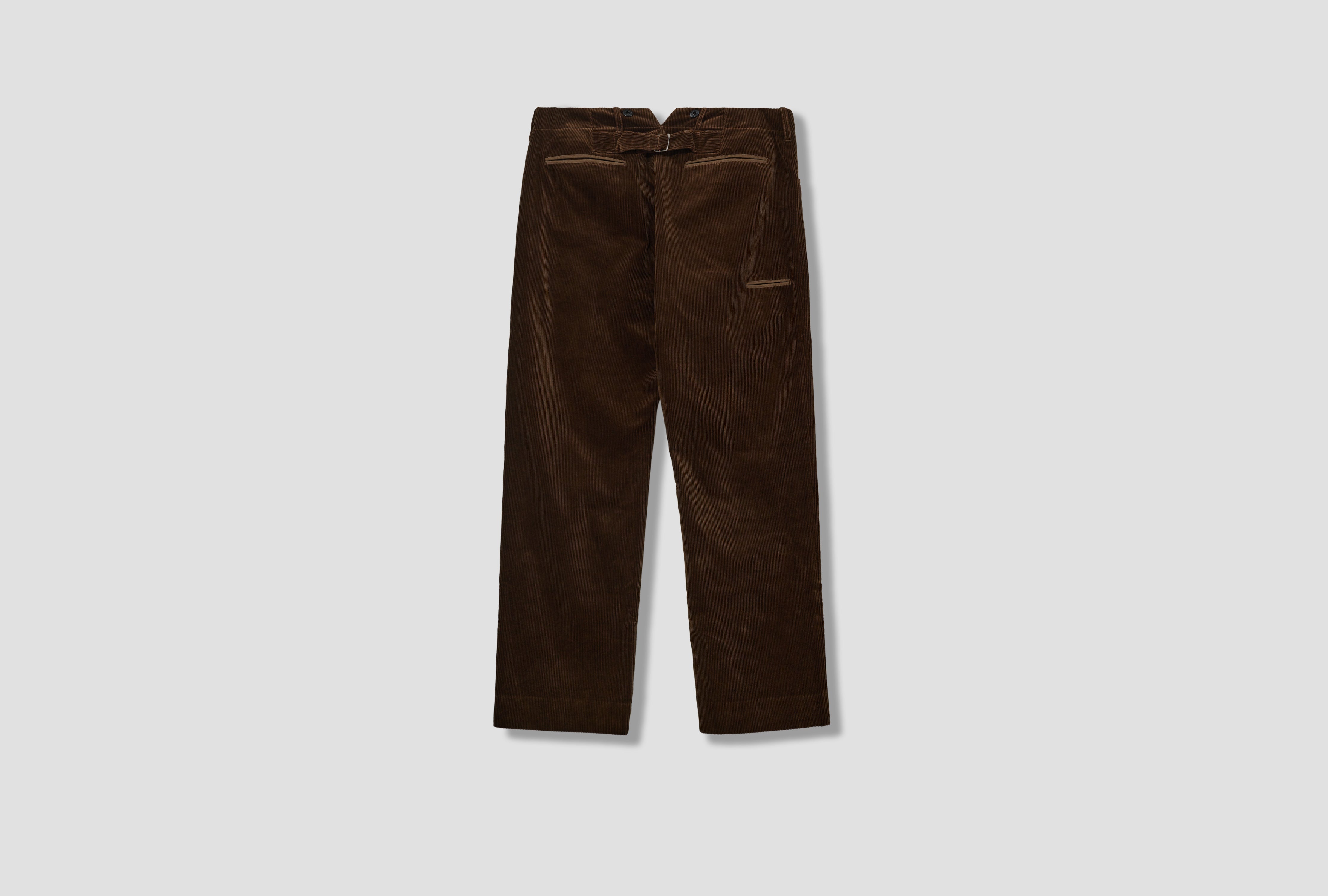 CORDUROY PANTS HM28PT019 Brown