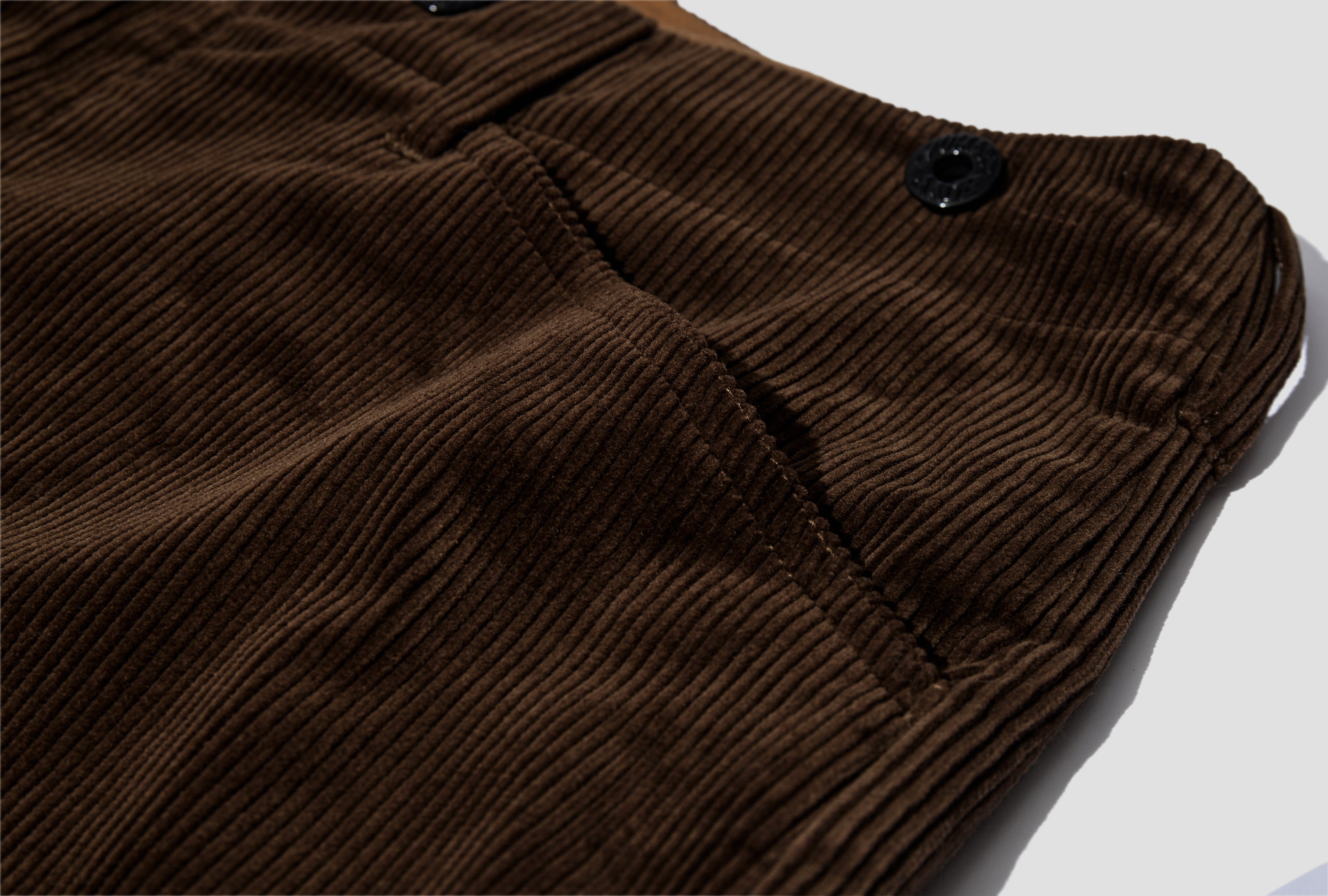 CORDUROY PANTS HM28PT019 Brown