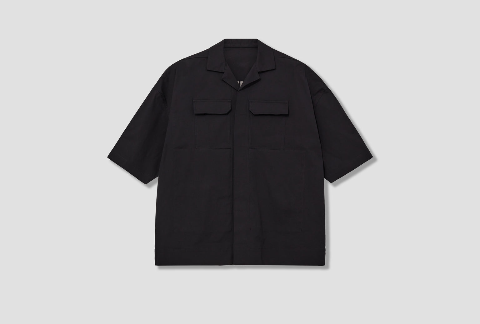 MAGNUM TOMMY SHIRT - HEAVY COTTON POPLIN / BLACK RU01E5298 TE