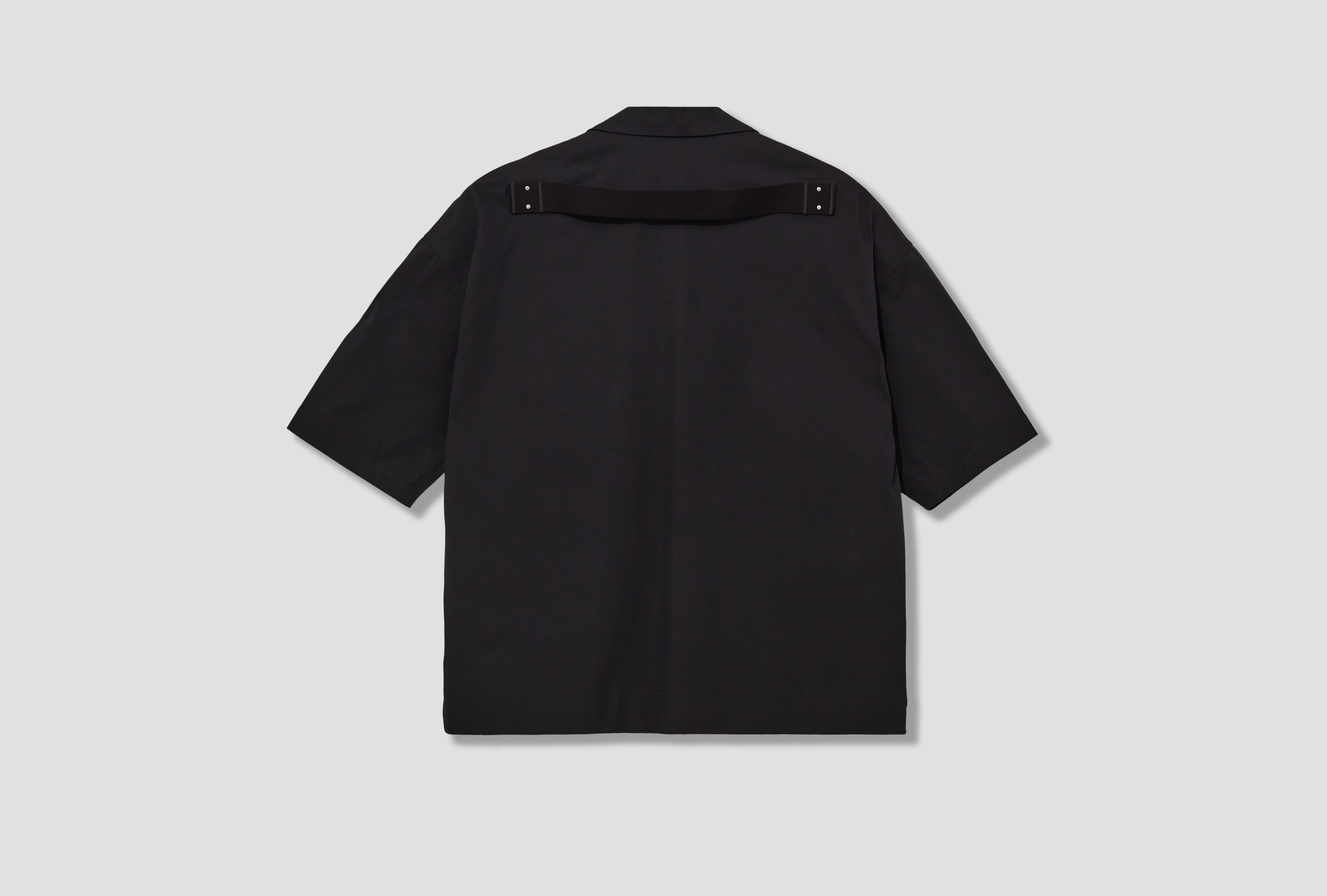 MAGNUM TOMMY SHIRT - HEAVY COTTON POPLIN / BLACK RU01E5298 TE