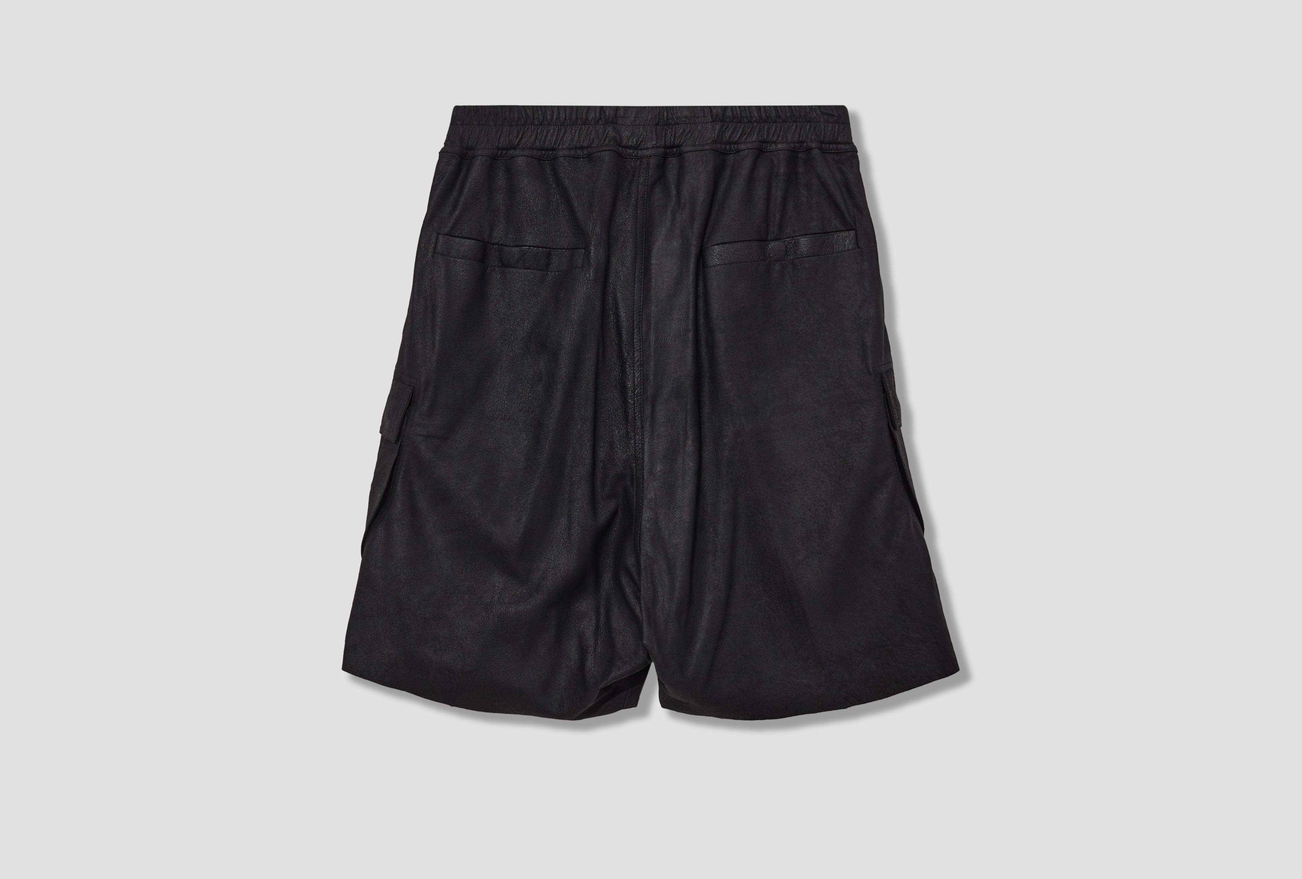 CARGOBELA SHORTS - BLISTER LAMB LEATHER / BLACK RU01E5360 LBA