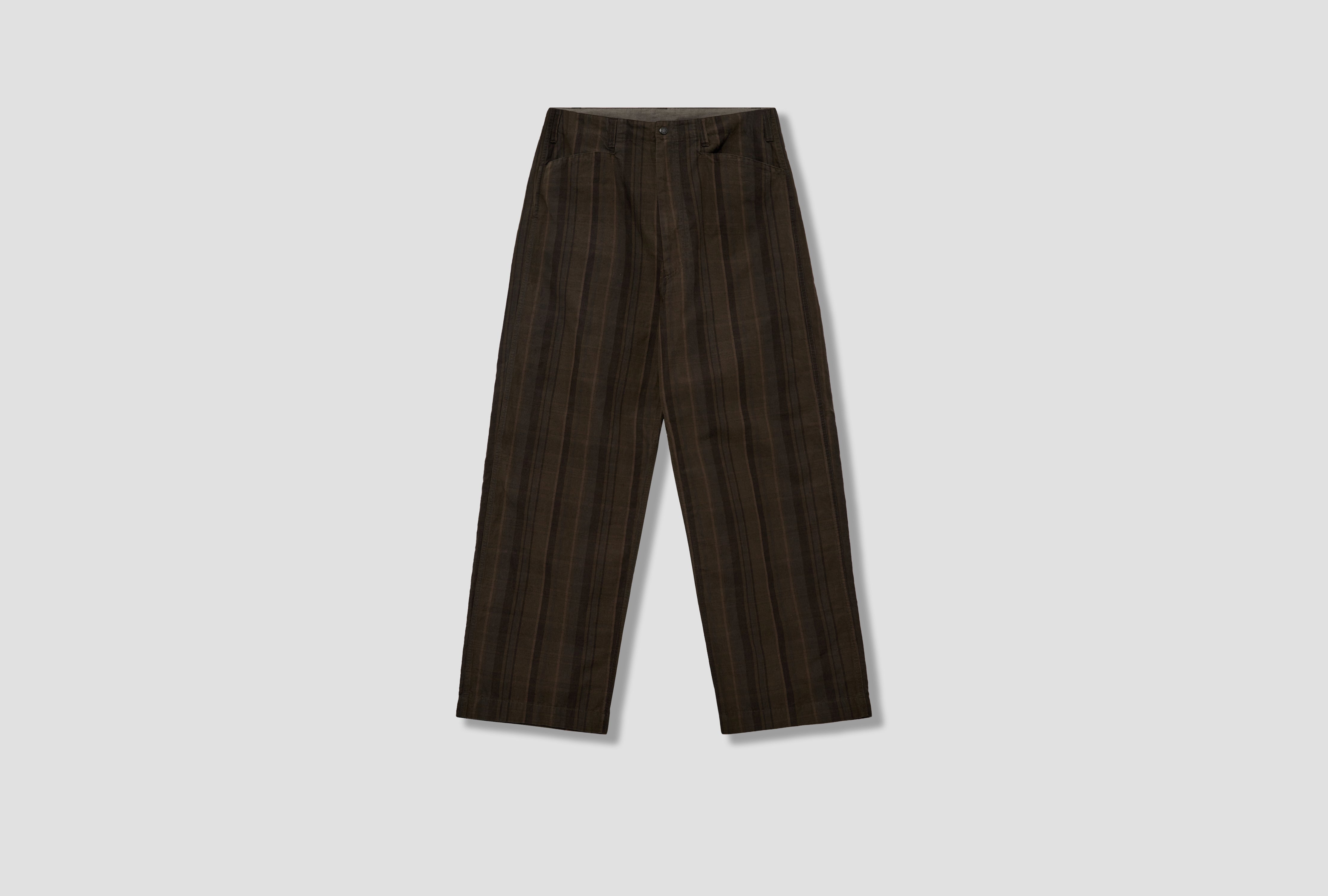 PLAID DOCK PANTS S25SC073E Brown