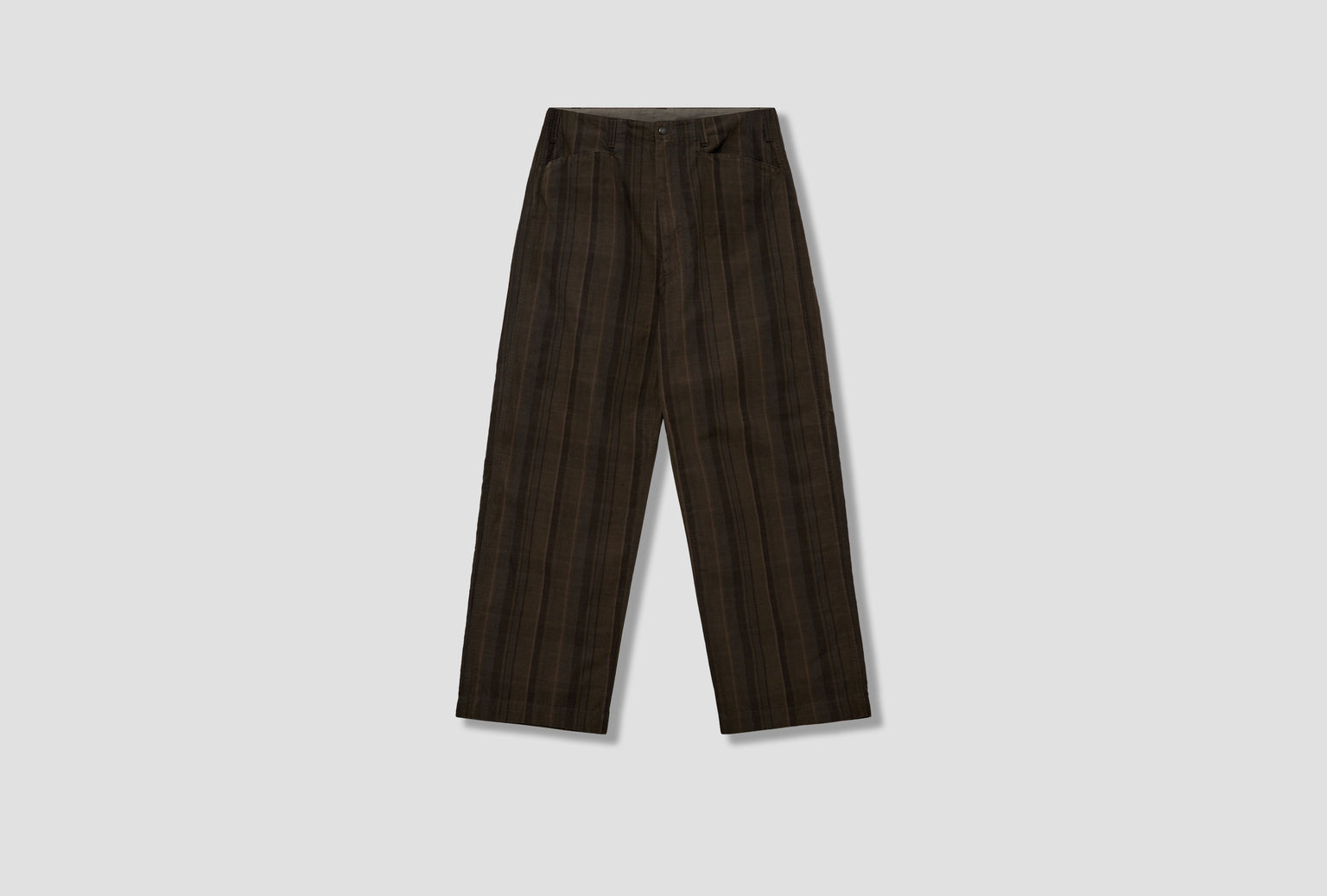 PLAID DOCK PANTS S25SC073E Brown