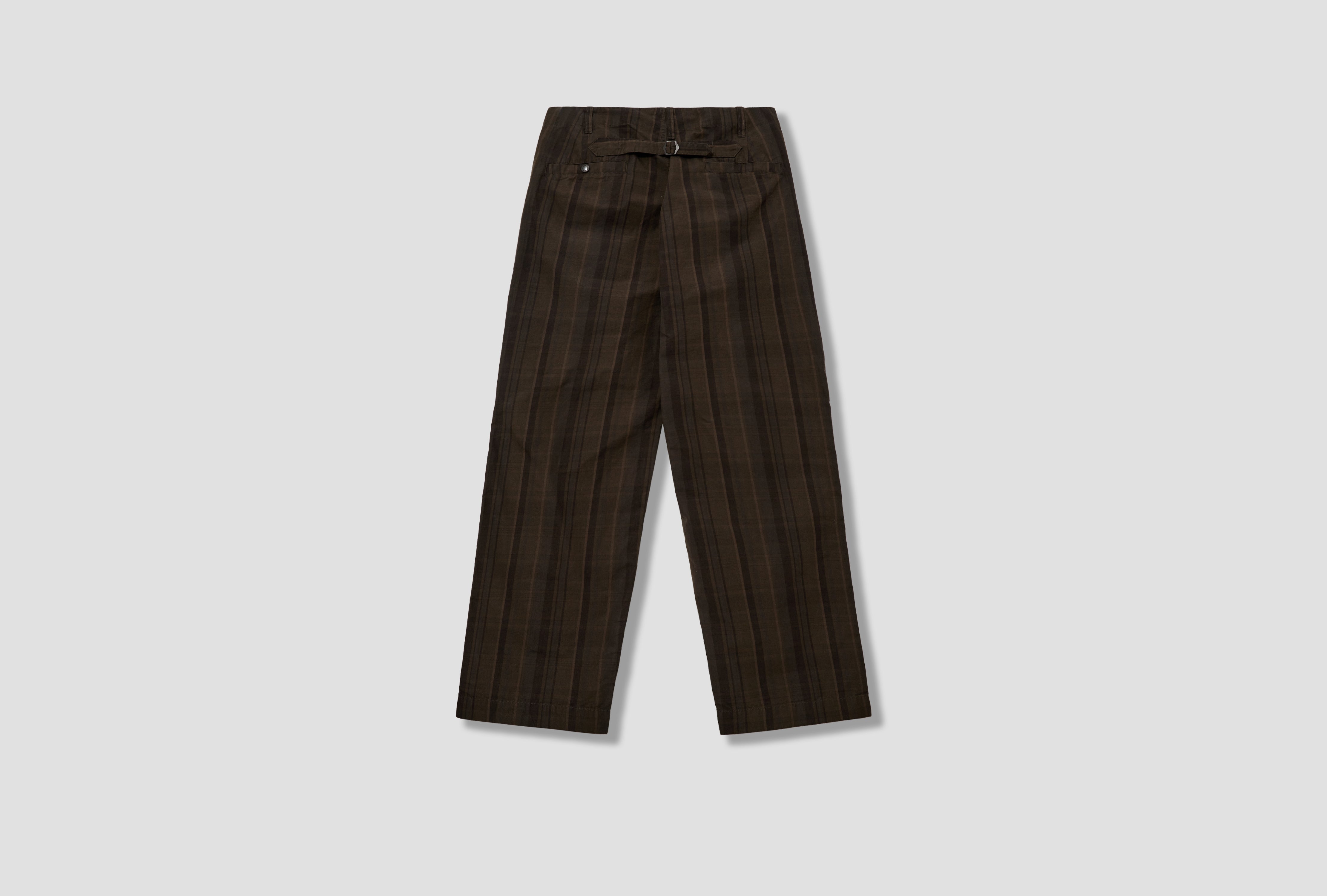 PLAID DOCK PANTS S25SC073E Brown