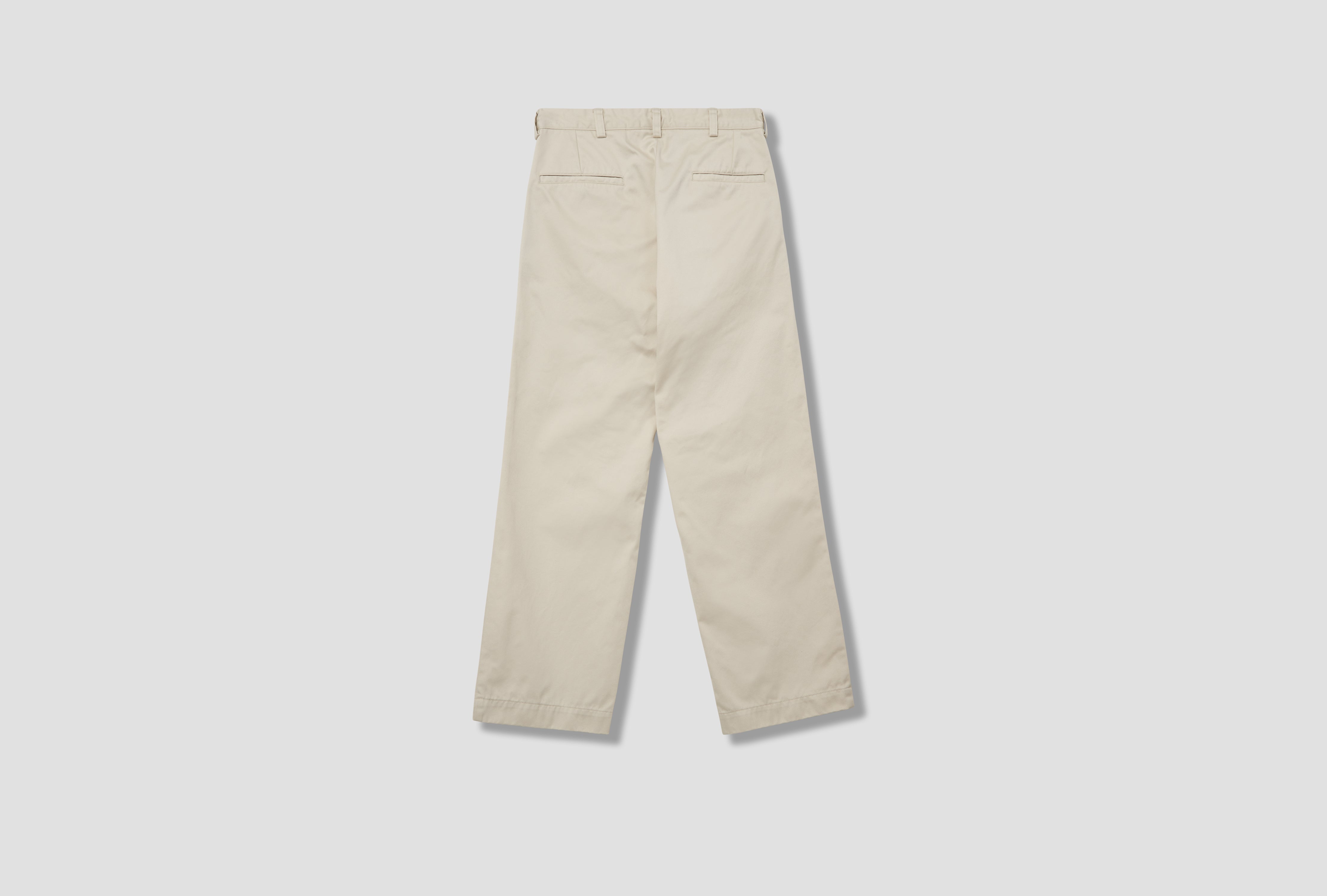 WIDE STRAIGHT CHINO PANTS S25SC079E Beige