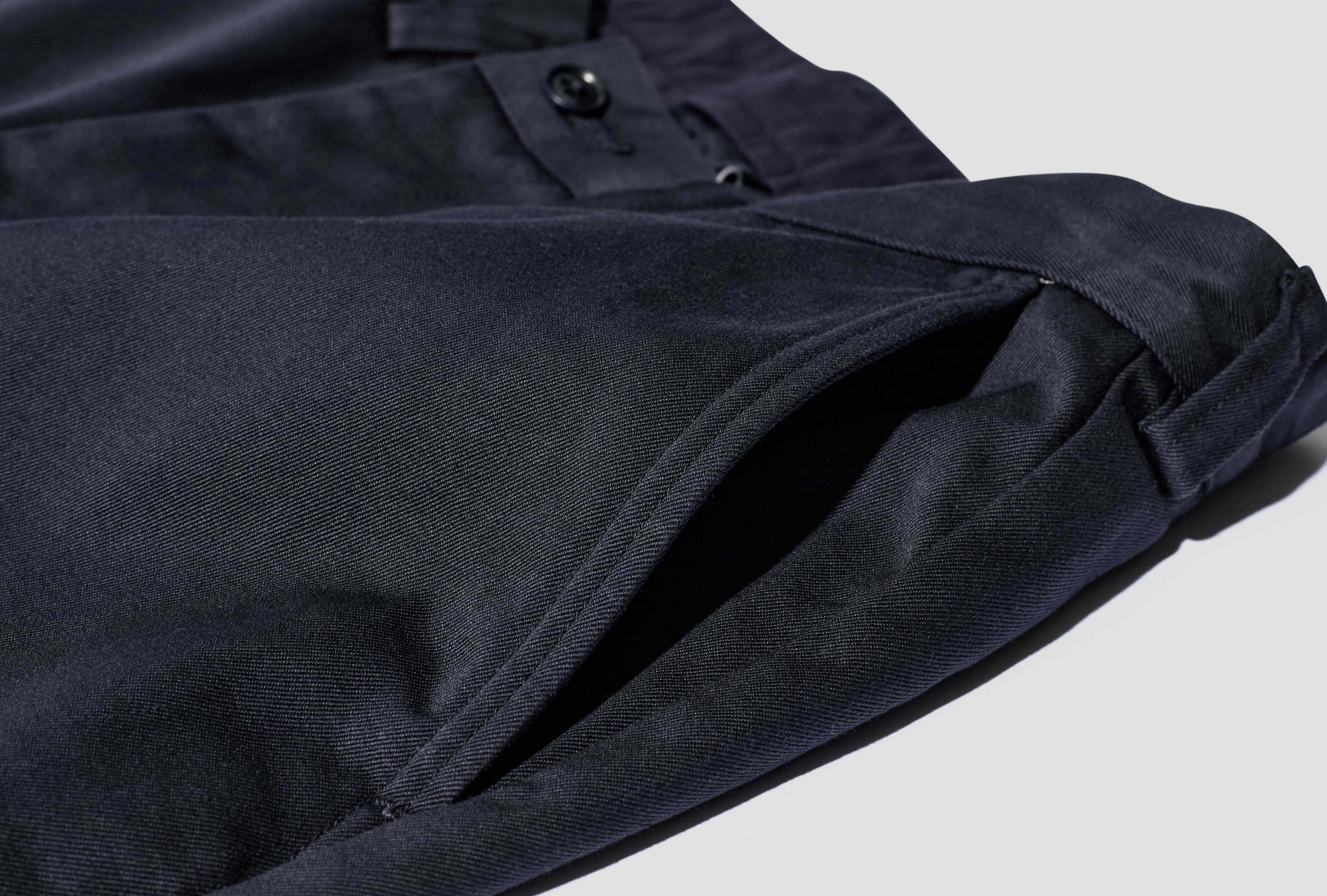 WIDE STRAIGHT CHINO PANTS S25SC079E Navy