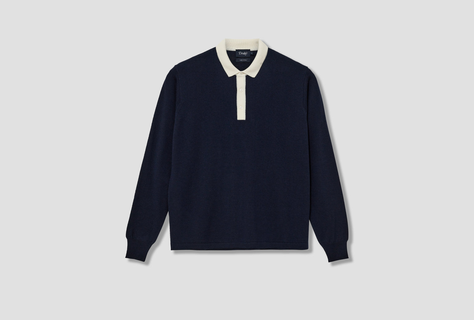 KNITTED RUGBY - SINGLE FACE DR2A3H 23535-01 Navy