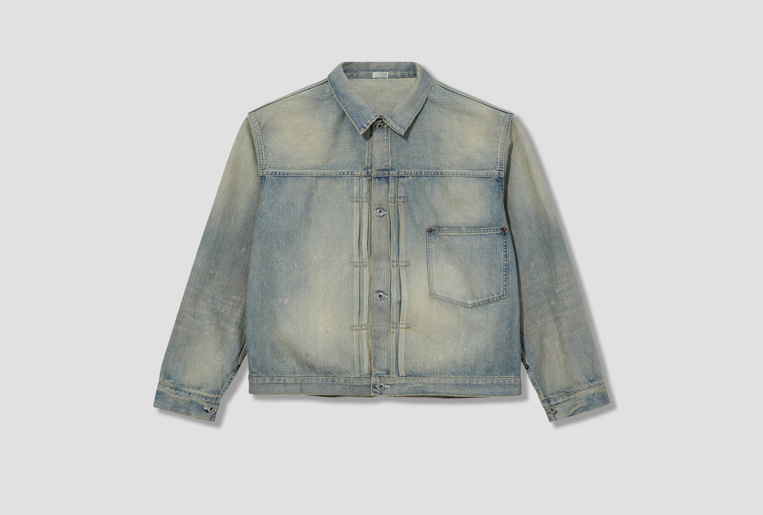 1ST TYPE DENIM JACKET 25SAP-01-25H Light blue