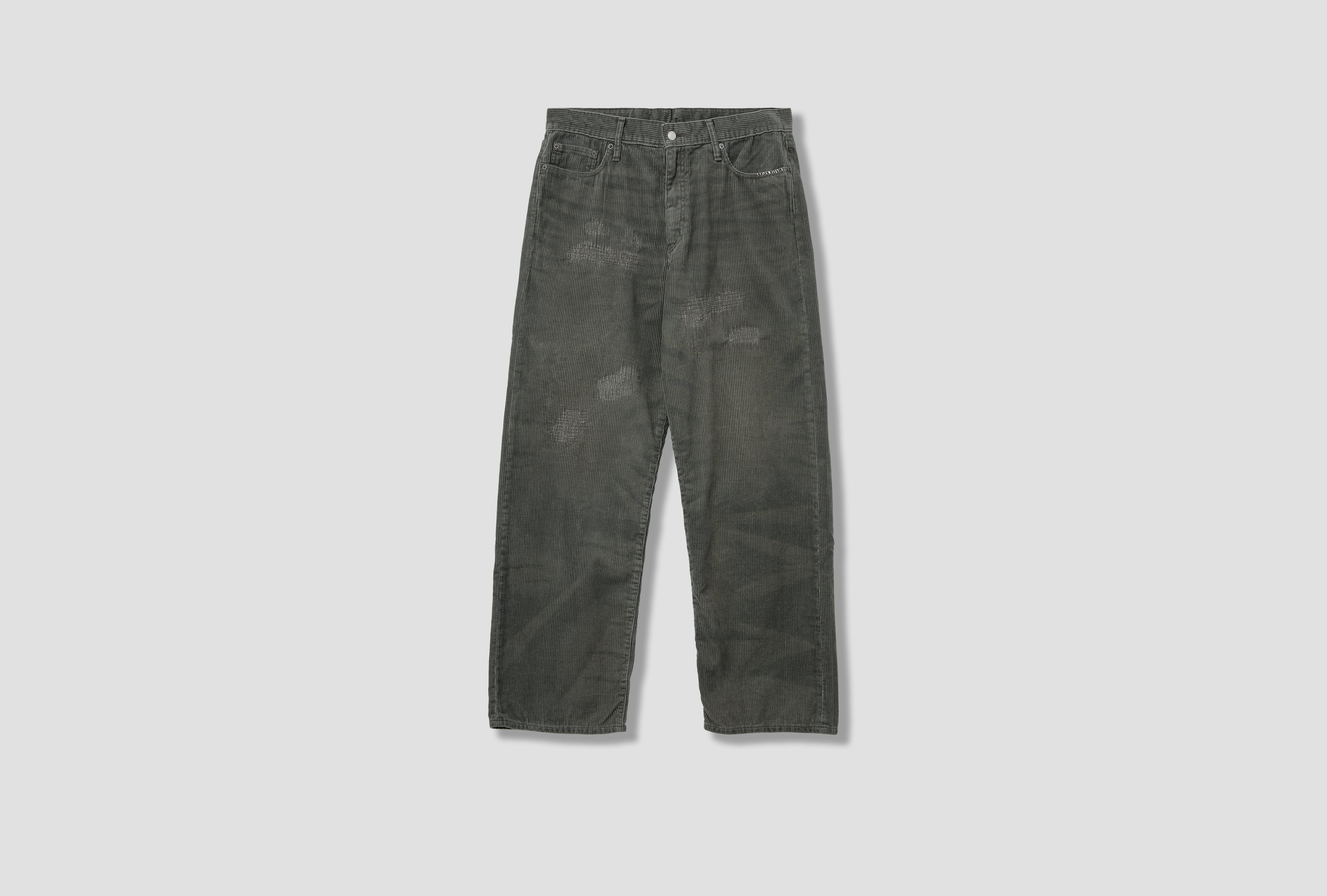 SAVAGE CORDUROY DP WIDE PANTS 242XBNH-PTM10 Olive