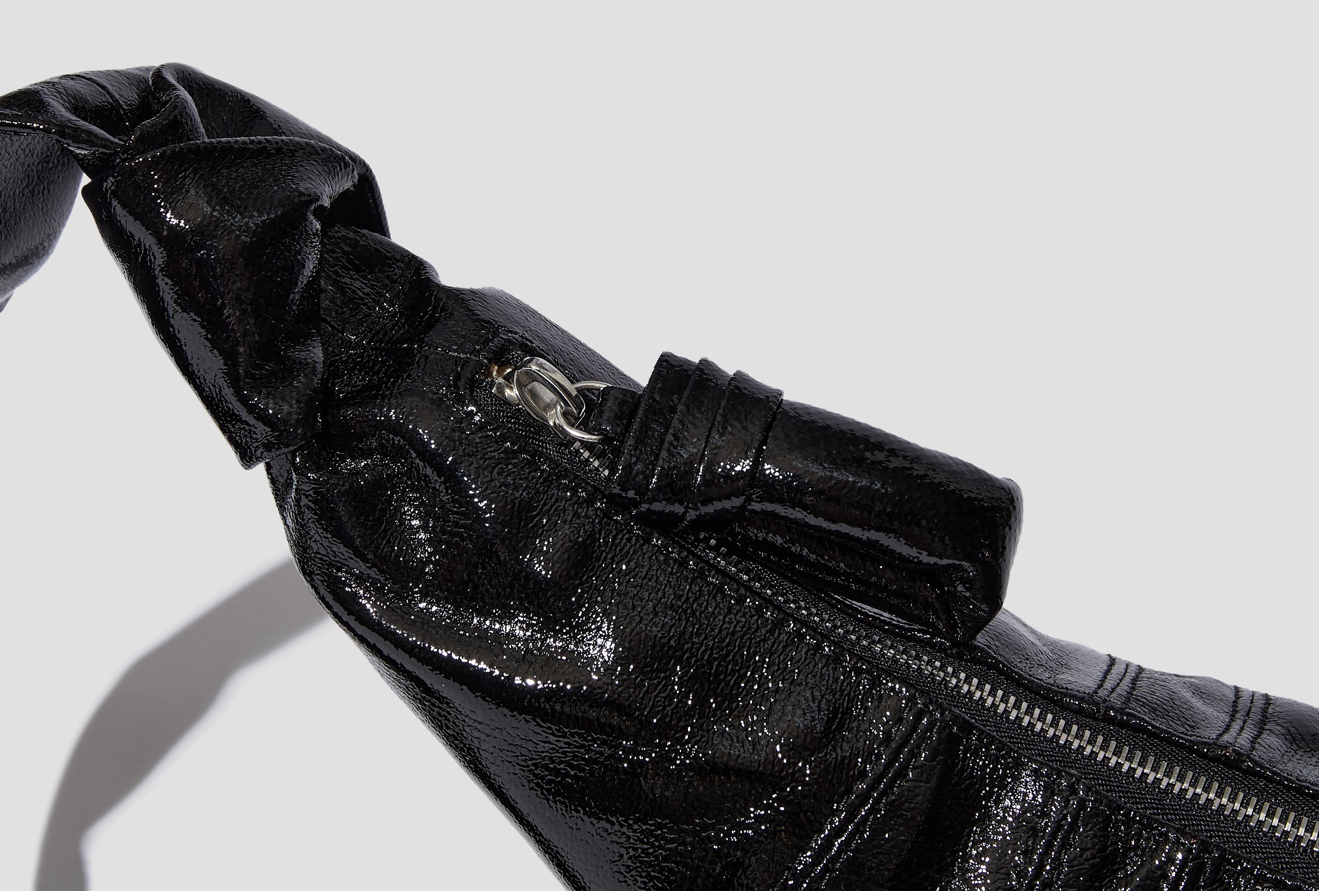 SMALL CROISSANT BAG - COATED COTTON BG0003 LF1329 Black