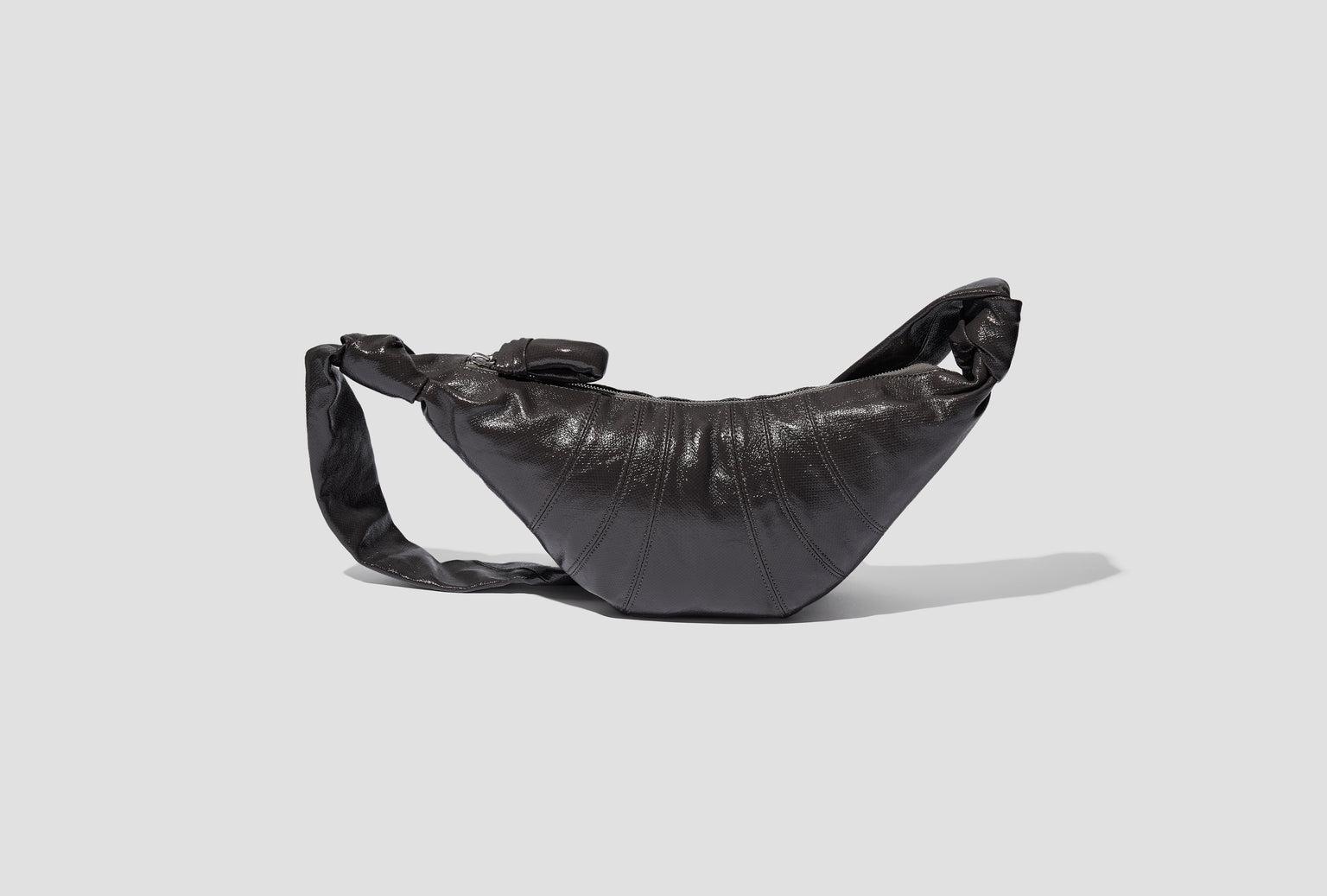 SMALL CROISSANT BAG - COATED COTTON BG0003 LF1329 Grey