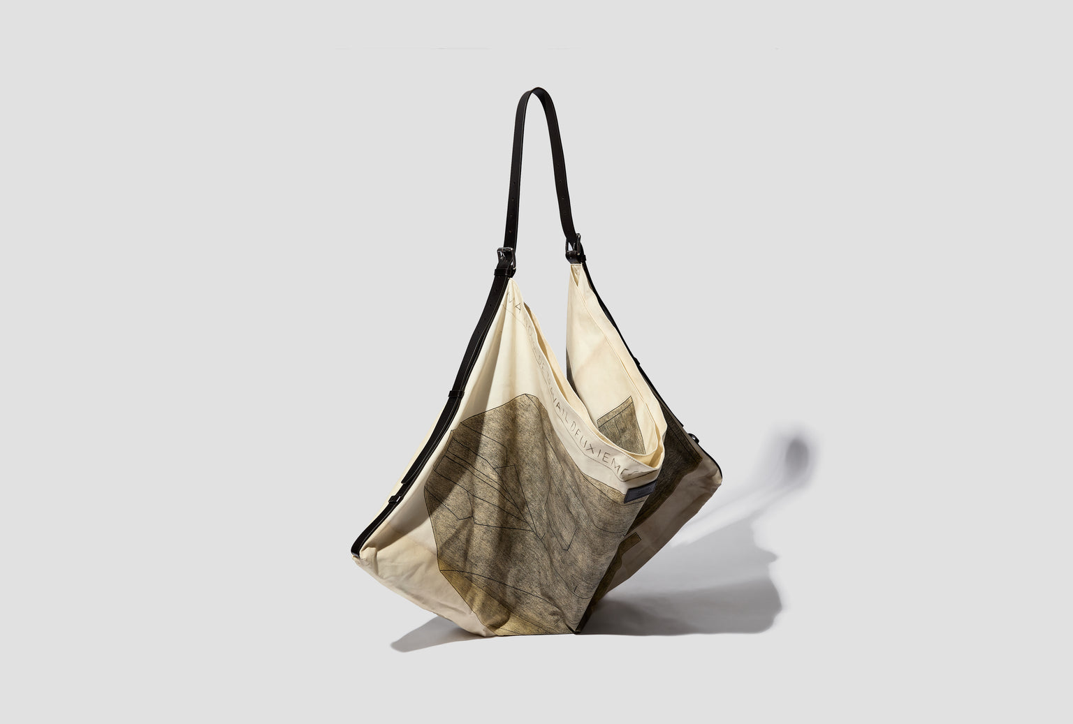 FLAG HOBO BAG PHILIPPE WEISBECKER BG0143 LF1418 Beige