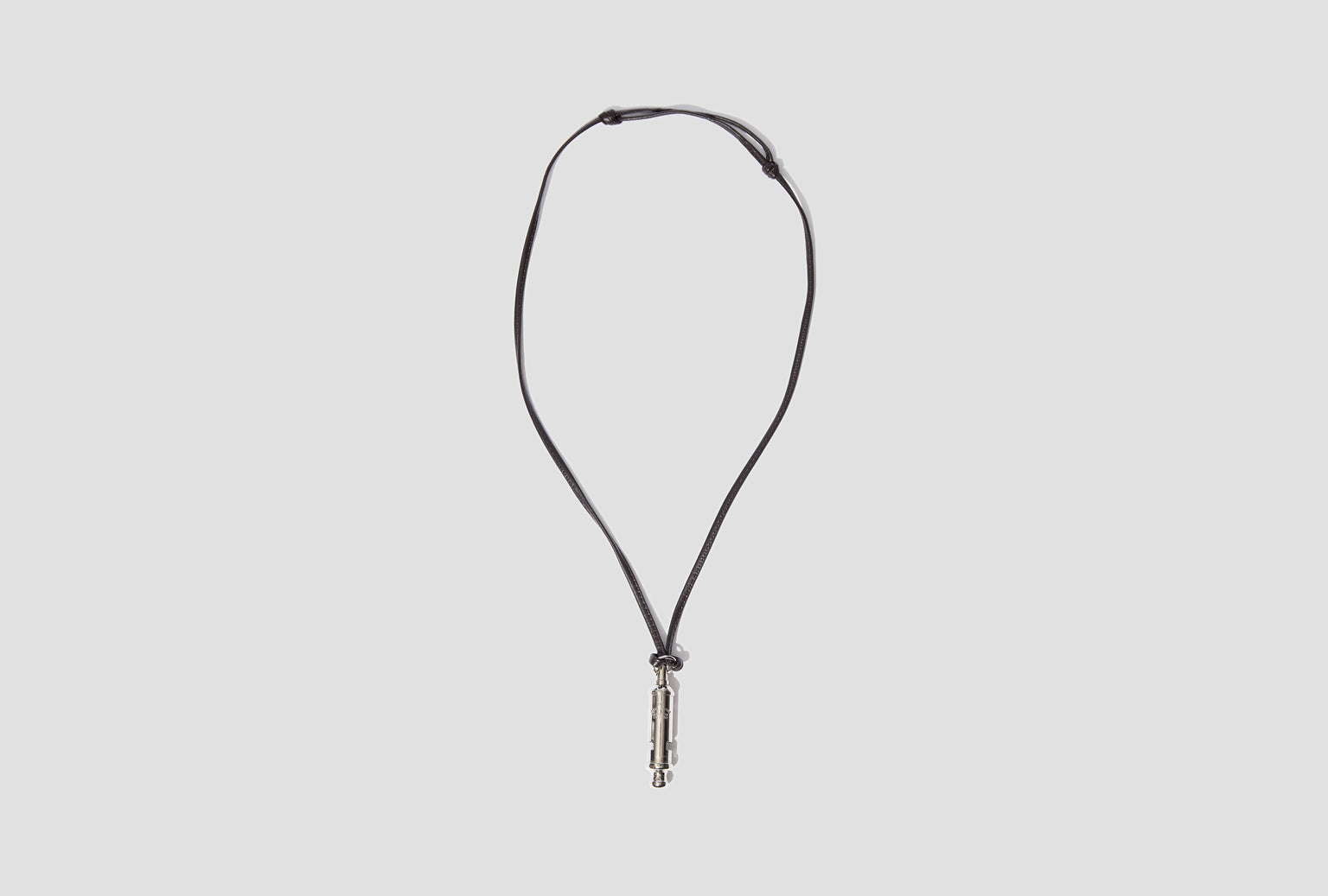 ACME WHISTLE NECKLACE - BRASS AC1202 LO036 Silver