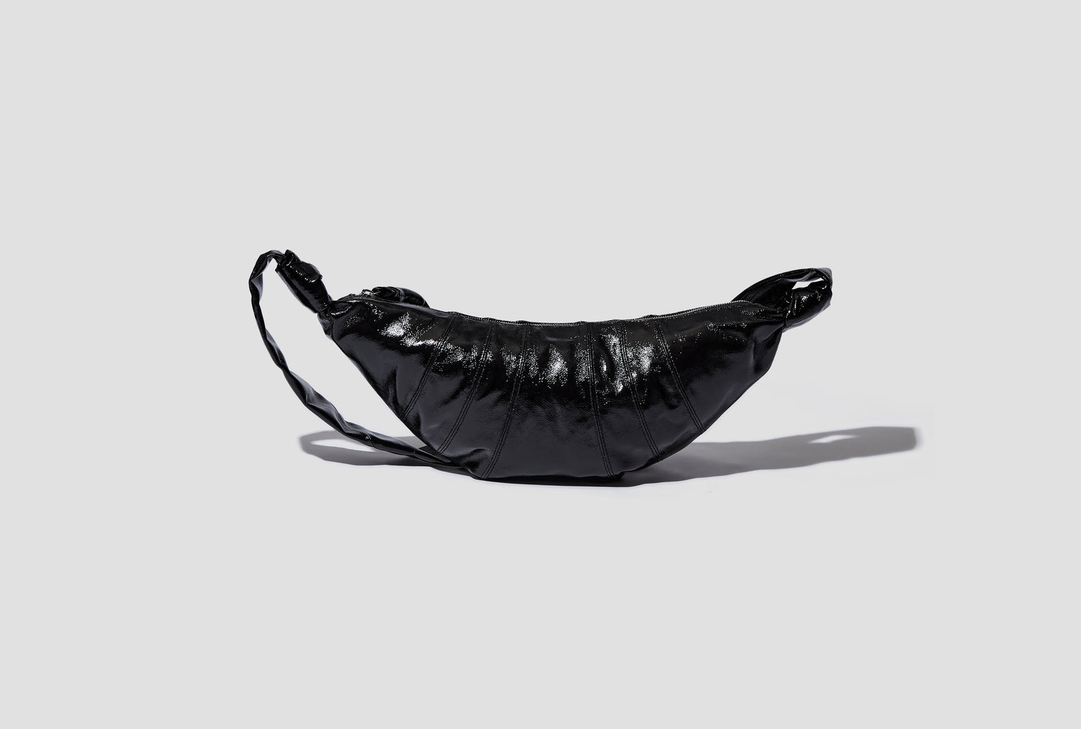 MEDIUM CROISSANT BAG - COATED COTTON BG0001 LF1329 Black