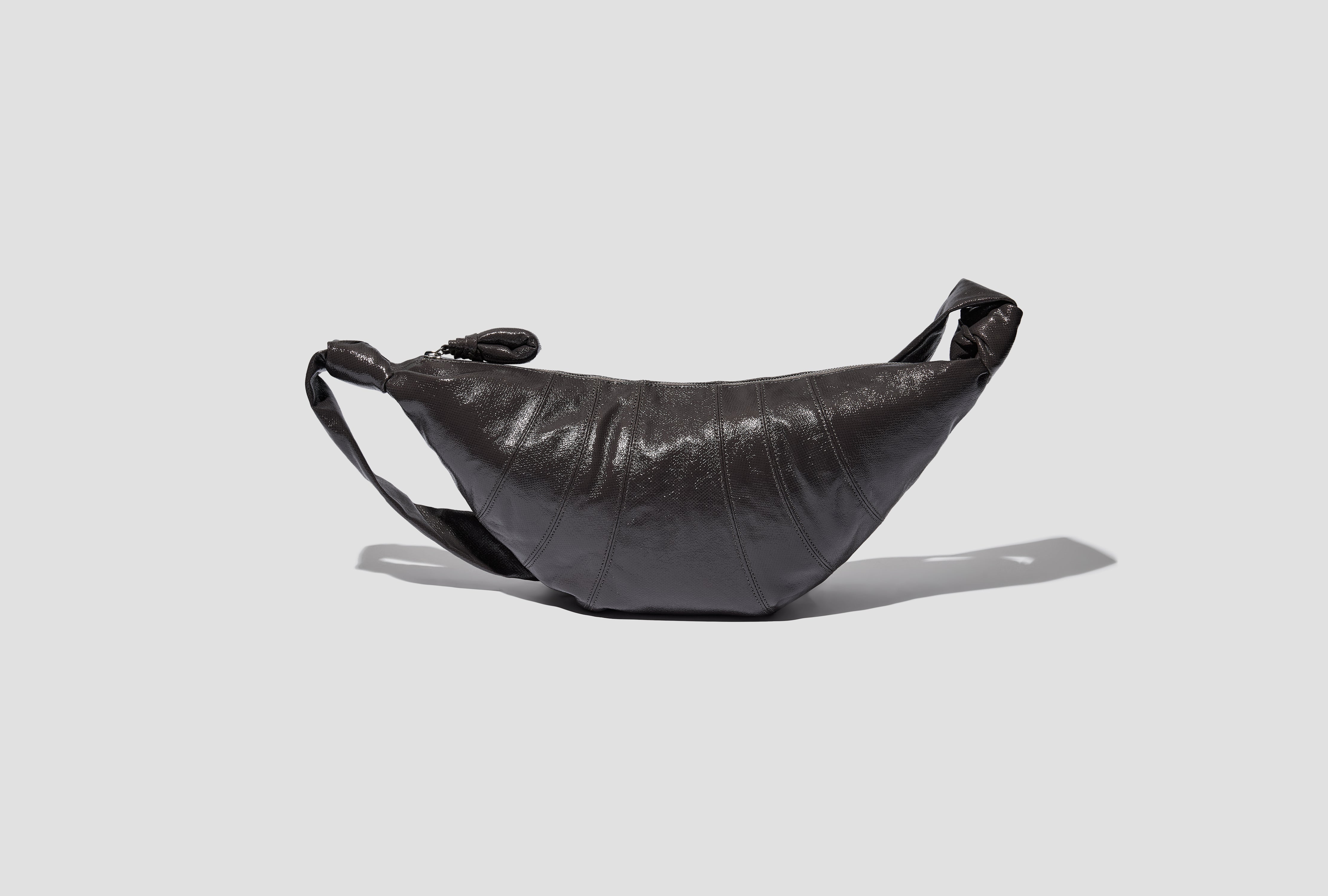 MEDIUM CROISSANT BAG - COATED COTTON BG0001 LF1329 Grey