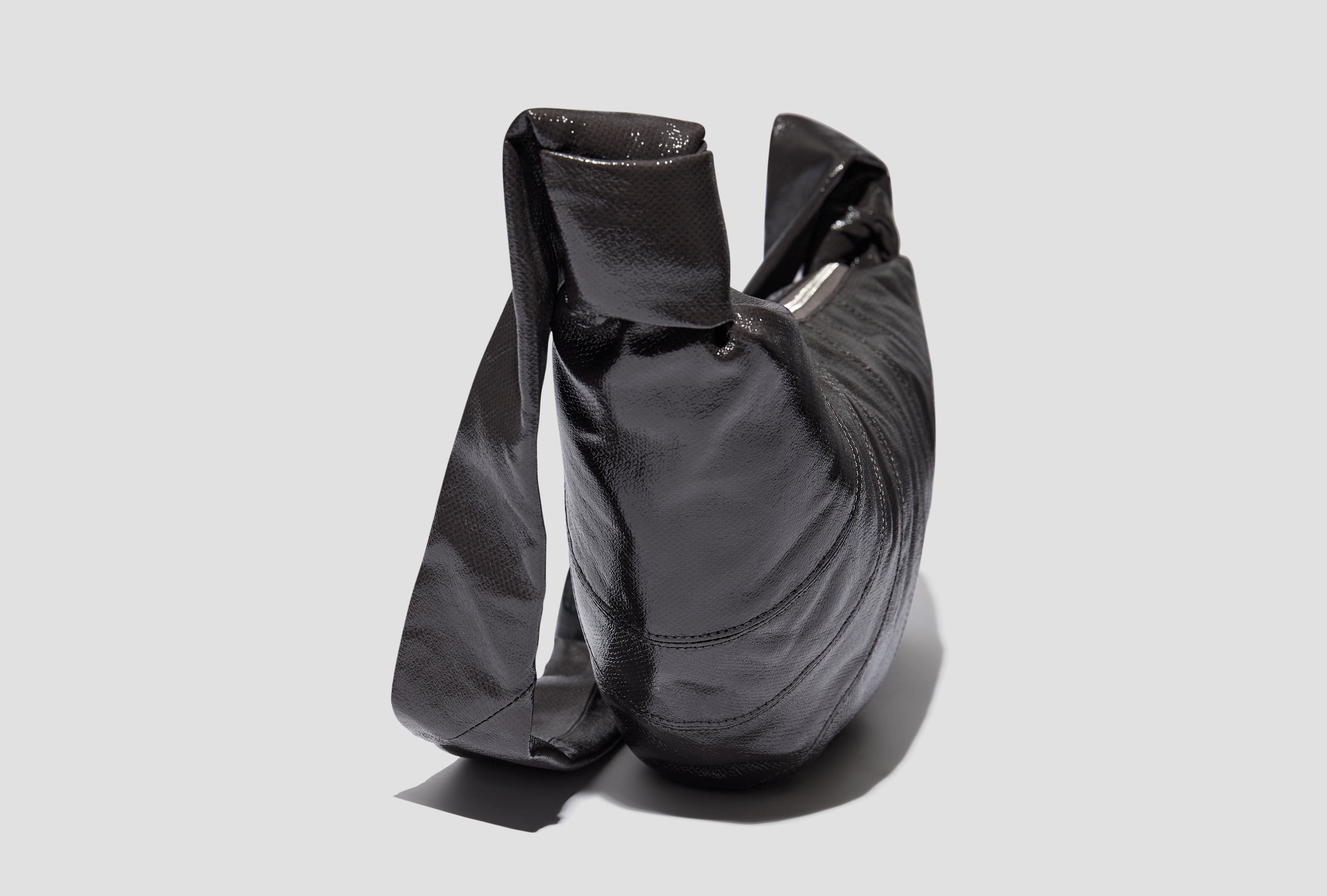 MEDIUM CROISSANT BAG - COATED COTTON BG0001 LF1329 Grey