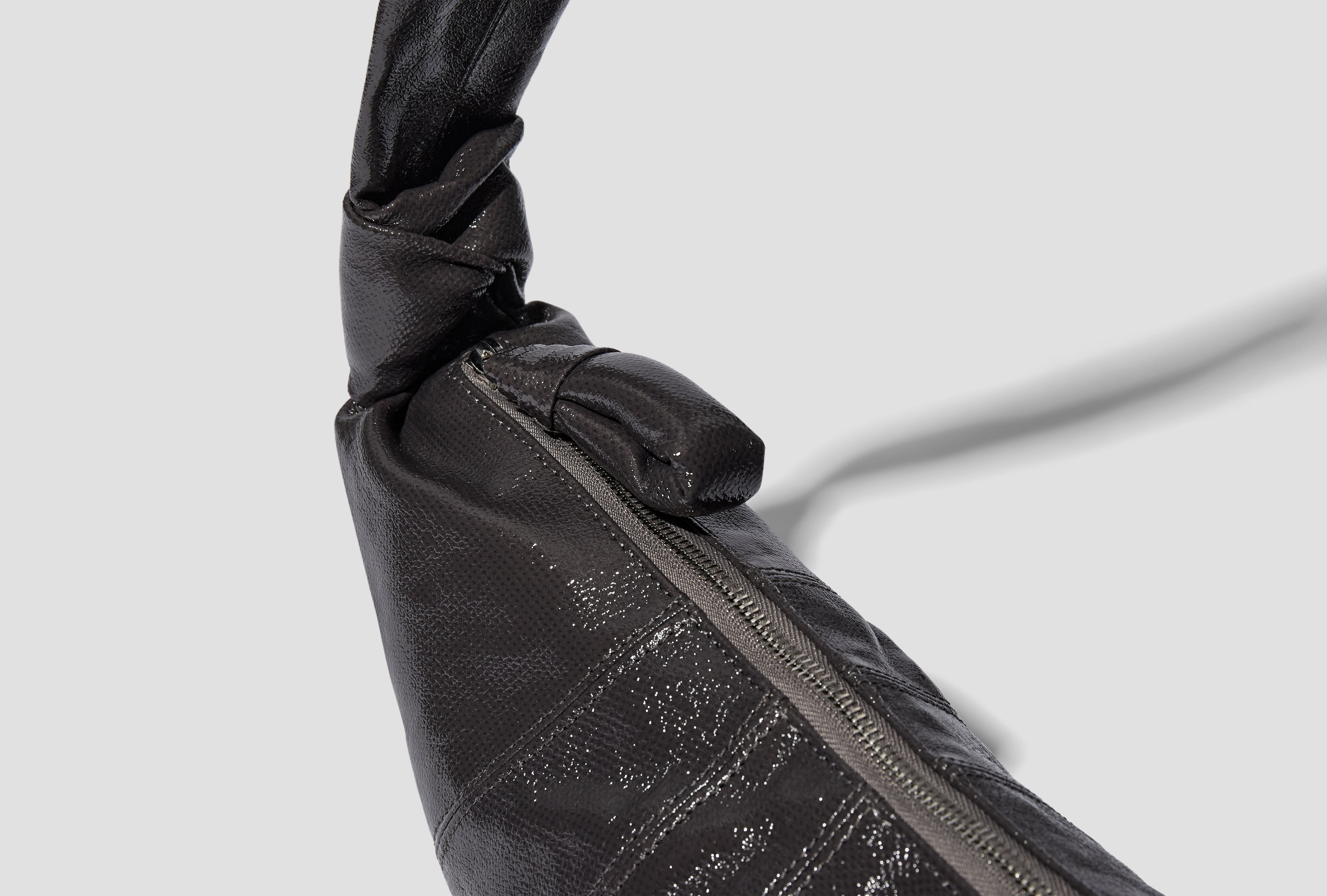 MEDIUM CROISSANT BAG - COATED COTTON BG0001 LF1329 Grey
