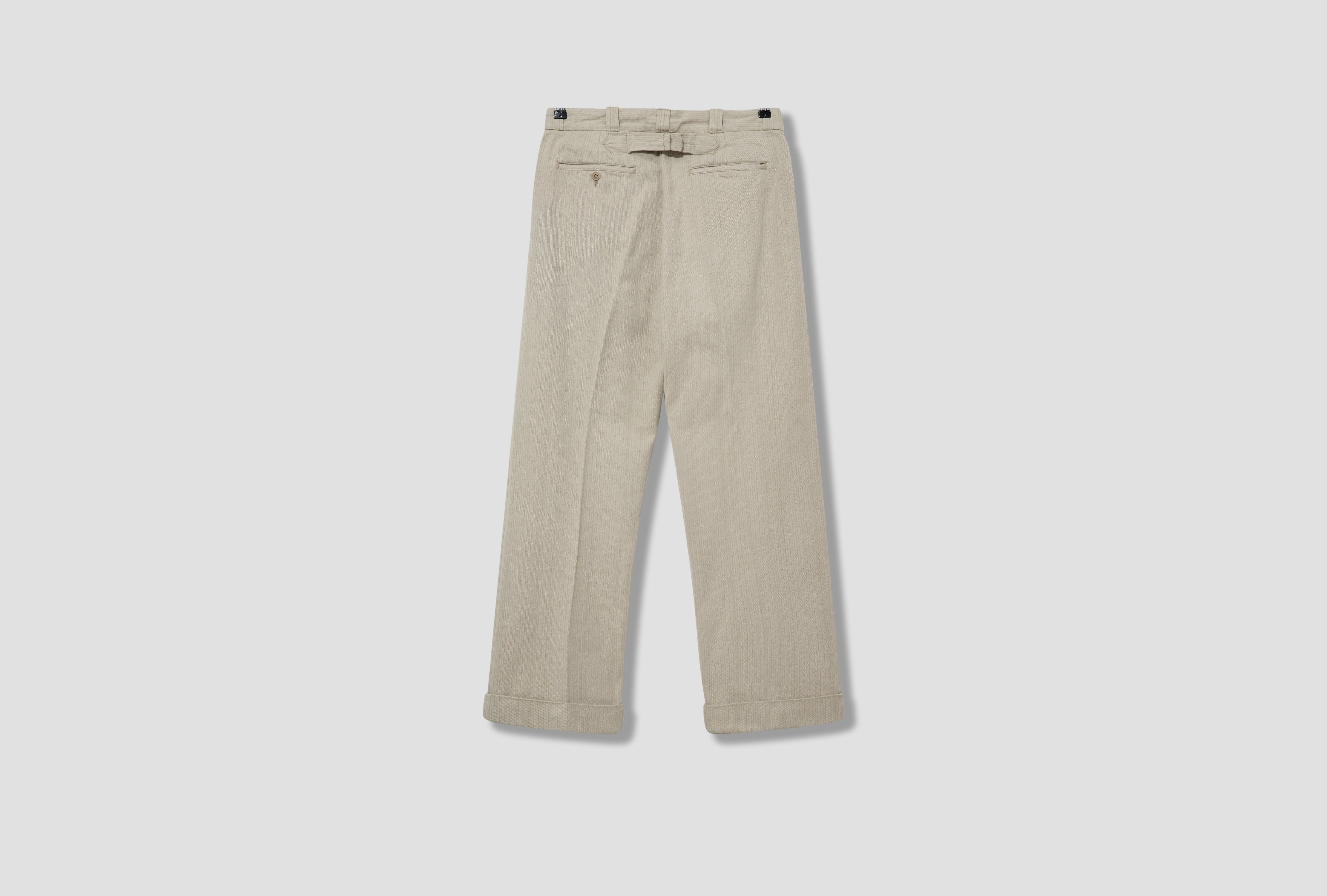 LOT.201 WORK TROUSERS - BEIGE TTSS25201 Beige