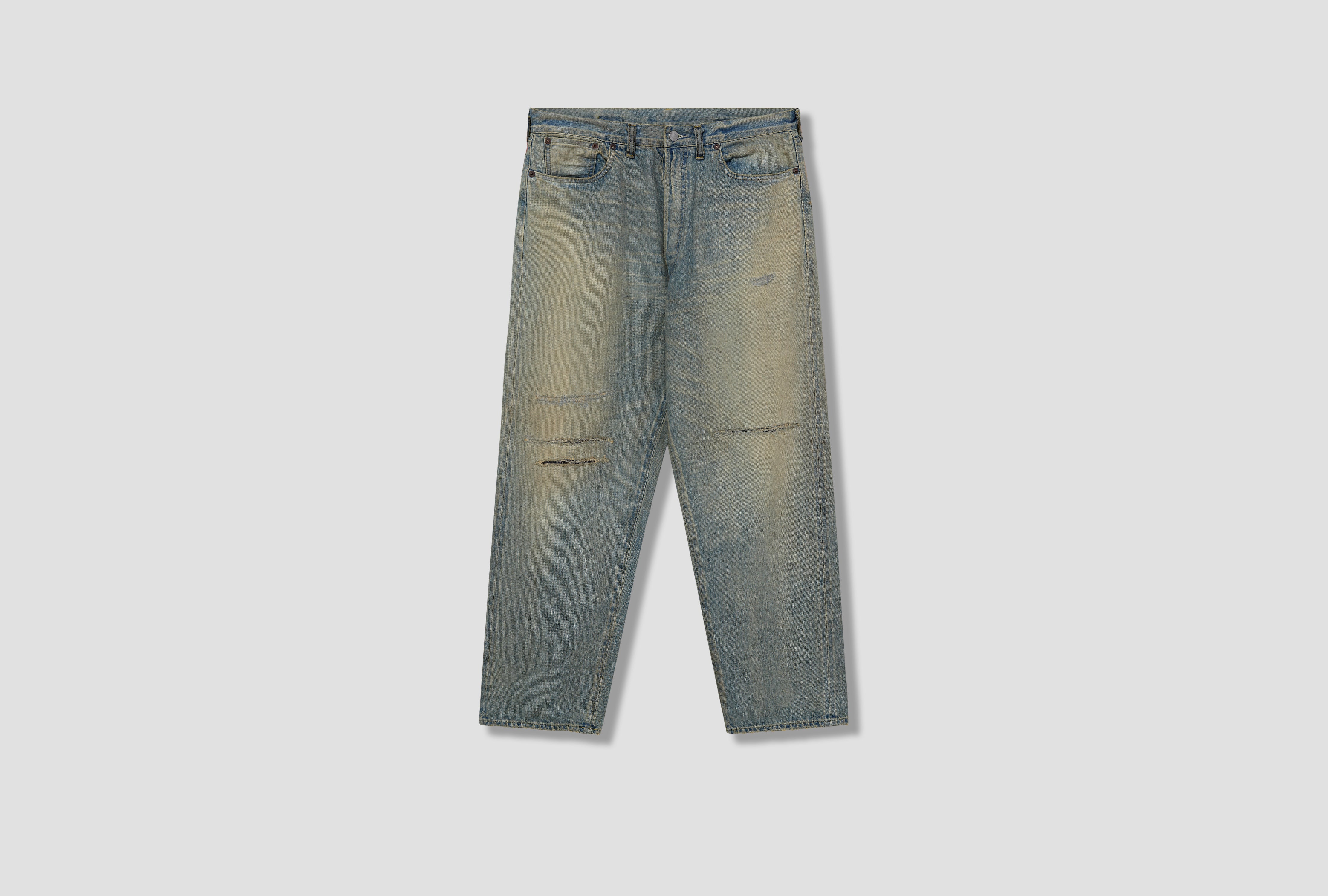 NO.37 WASHED WIDE DENIM PANTS 25SAP-04-06H Blue