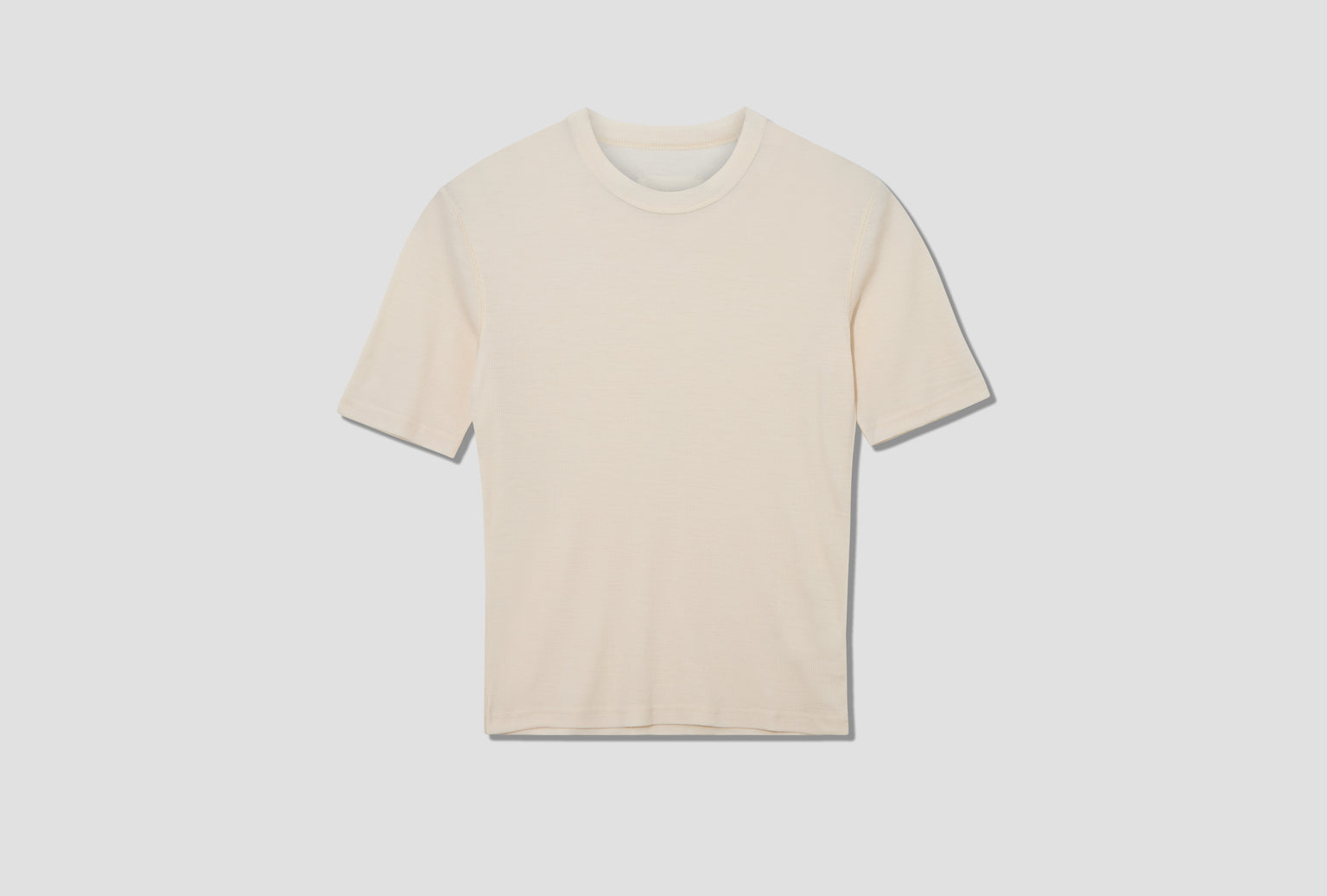 BASE TEE - ARMY WOOL 5-8J5 Off white