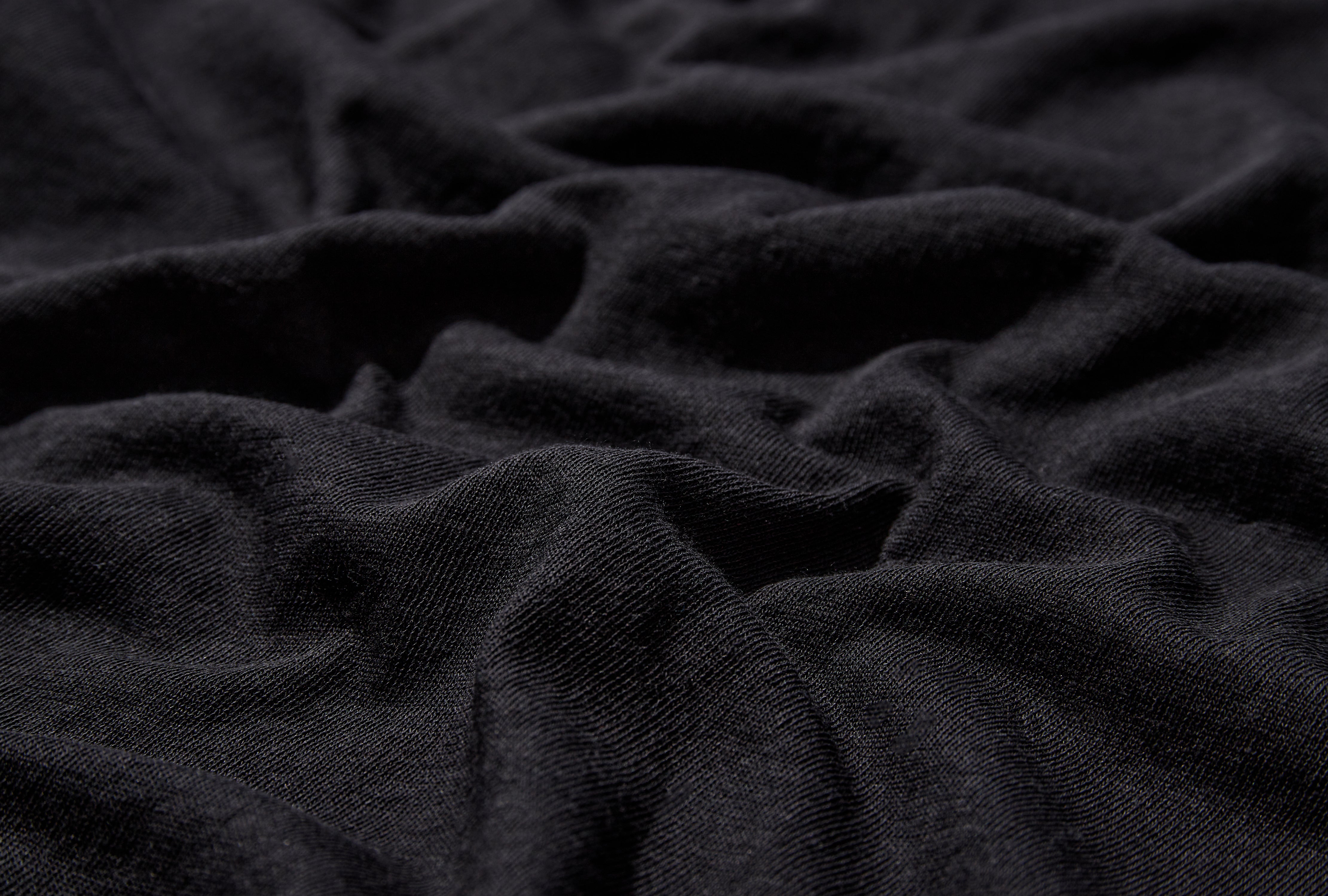 COTTON CREW NECK KNIT B01-06001 Black