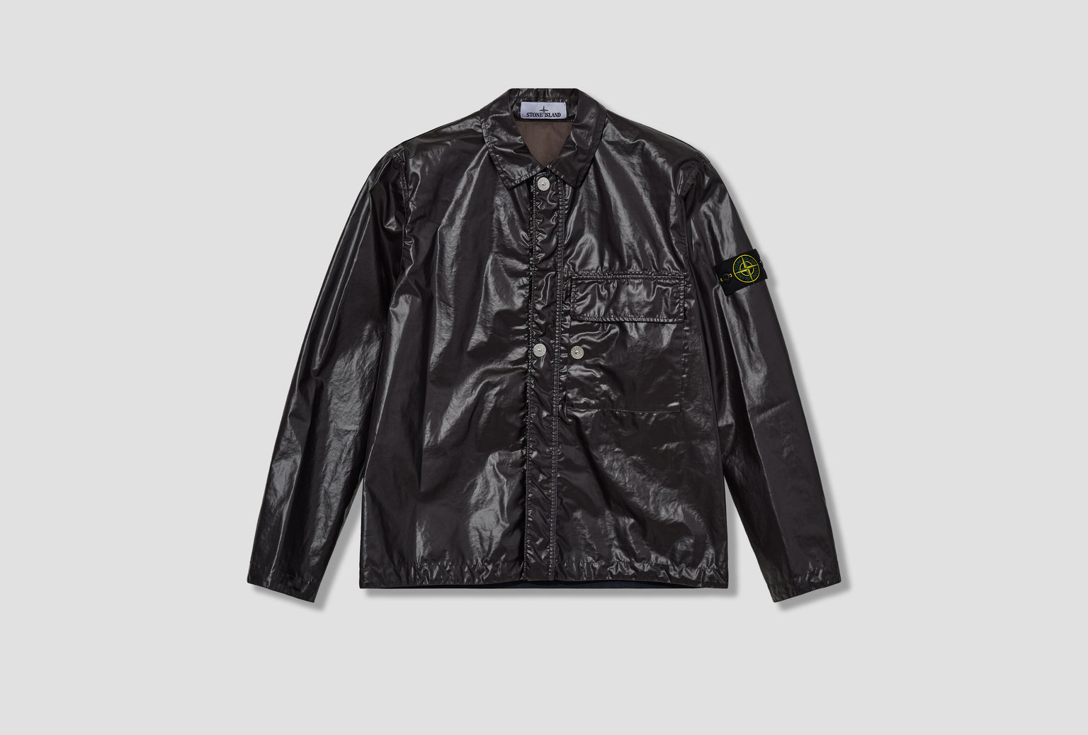 MUSSOLA GOMMATA-TC GARMENT DYED K1 S15 12000 01 S0022 Charcoal