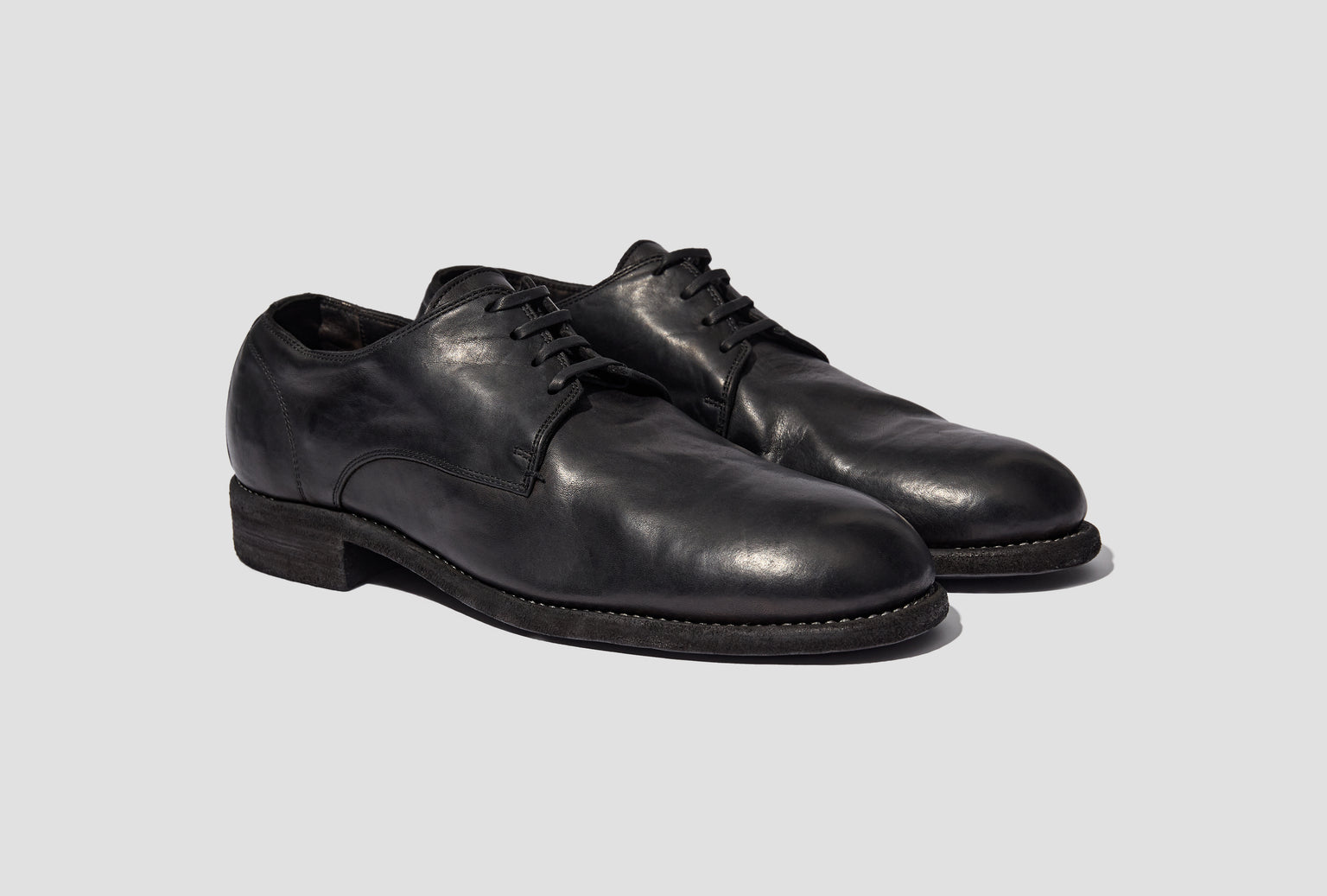 CLASSIC DERBY - HORSE FULL GRAIN CV / SOLE LEATHER - BLKT 992