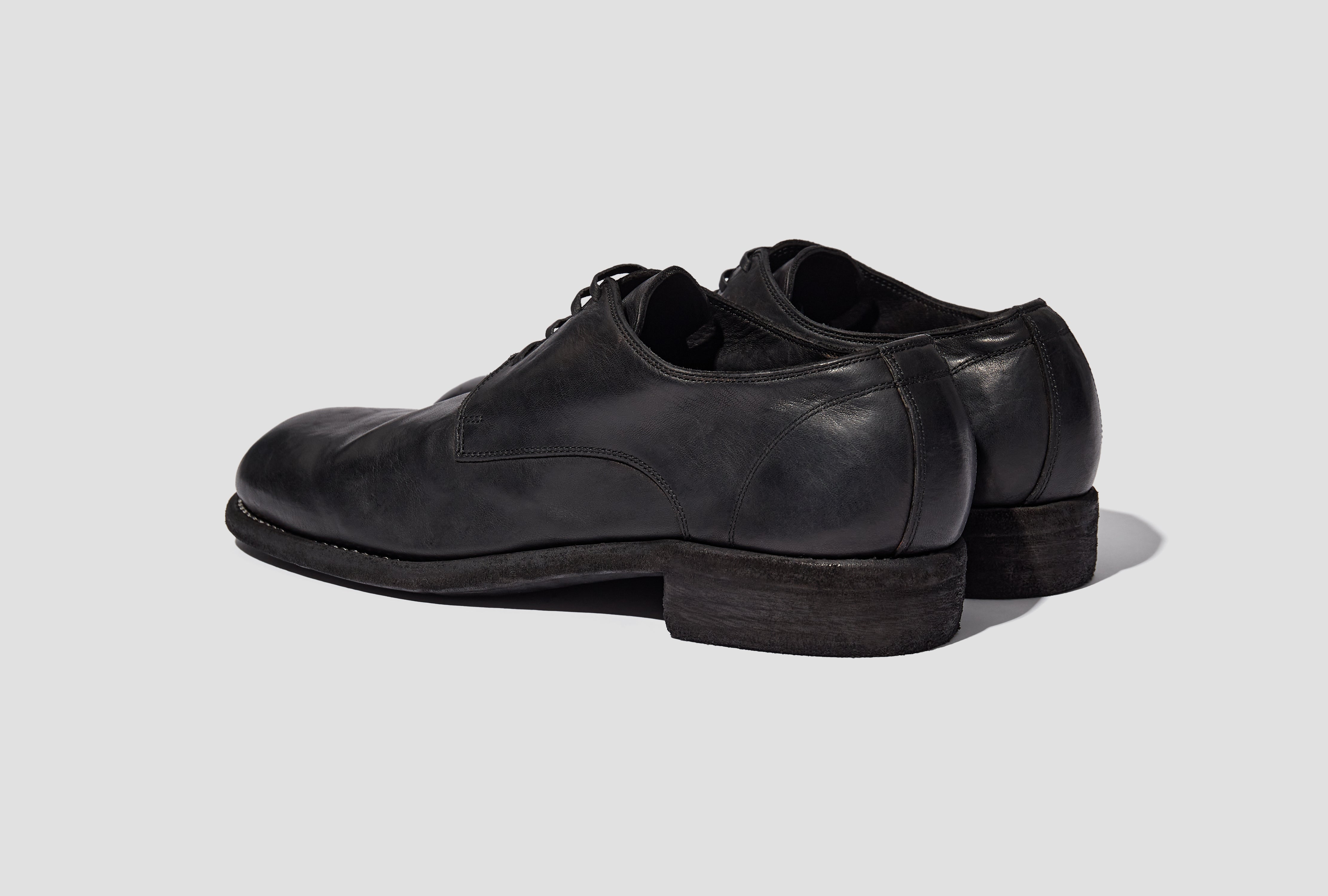 CLASSIC DERBY - HORSE FULL GRAIN CV / SOLE LEATHER - BLKT 992