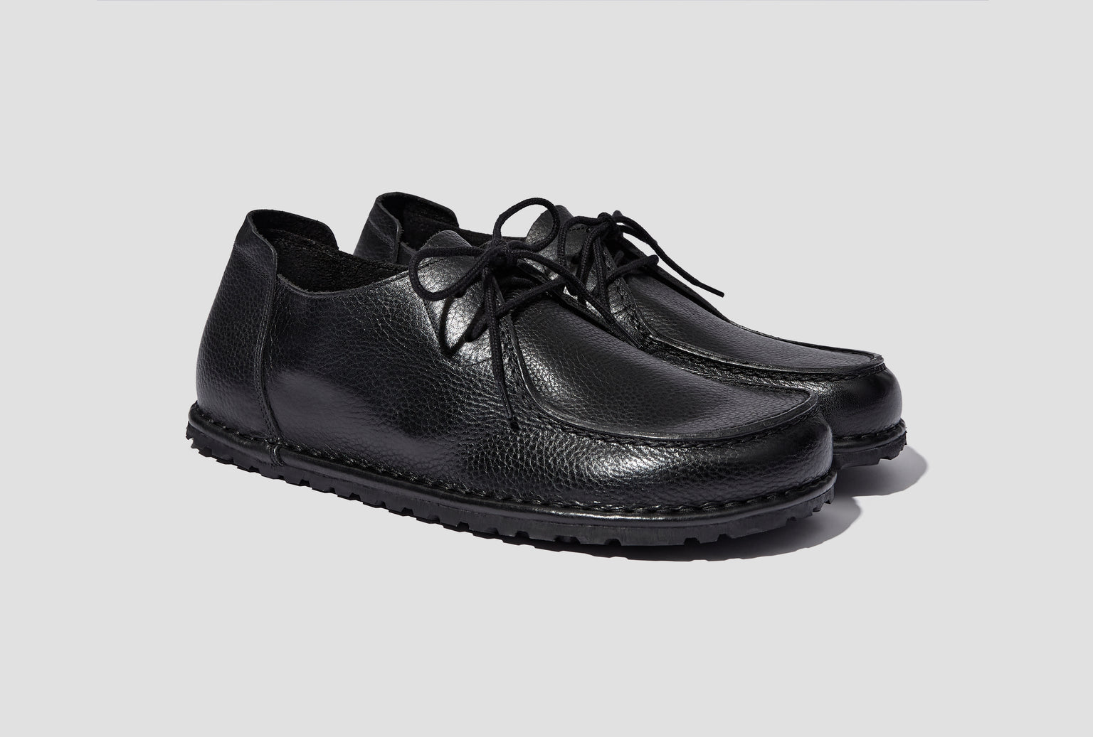 UTTI LACE - NATURAL LEATHER / BLACK - REGULAR 1029579