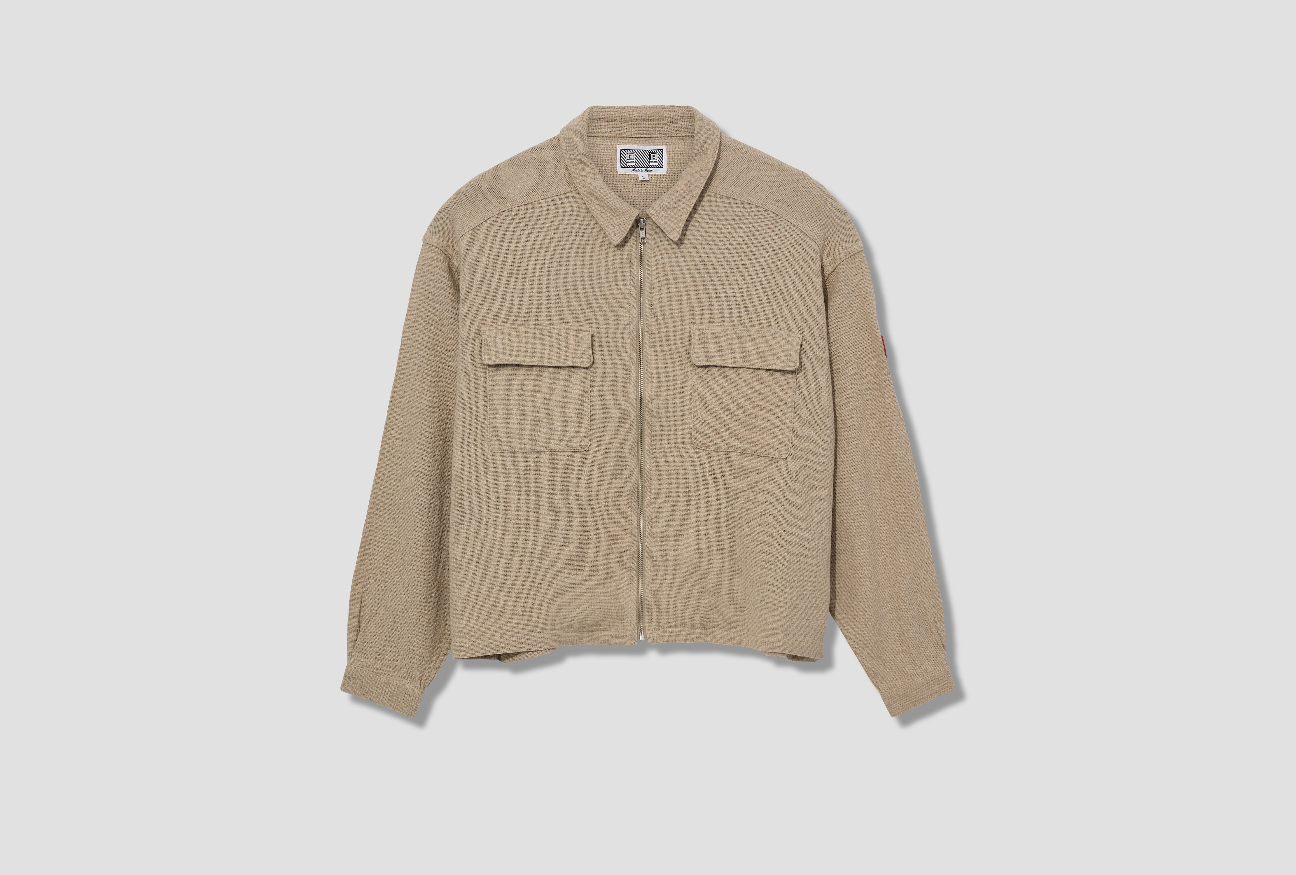 C/L ZIP SHORT SHIRT JACKET CES27JK12 Grey