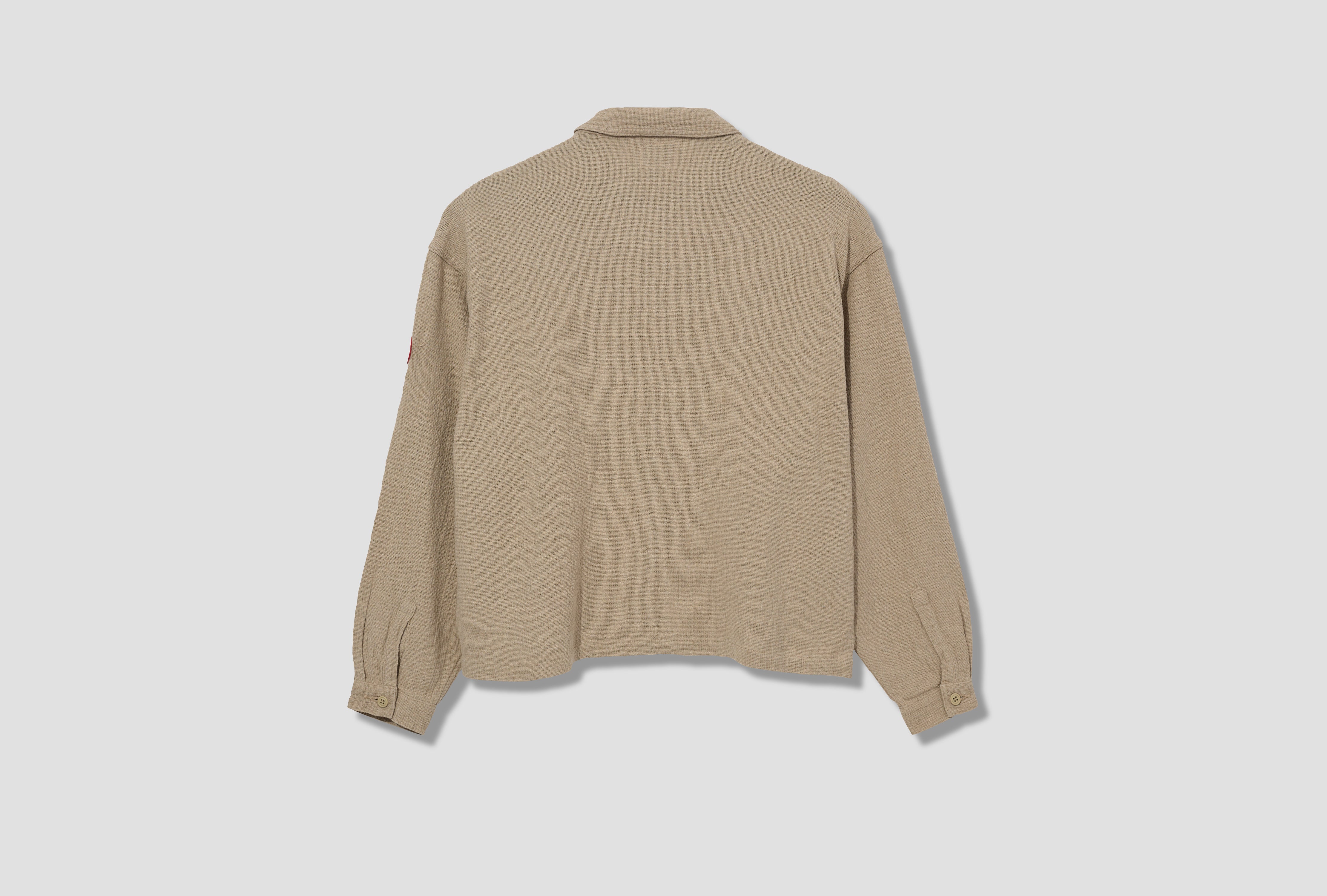 C/L ZIP SHORT SHIRT JACKET CES27JK12 Grey