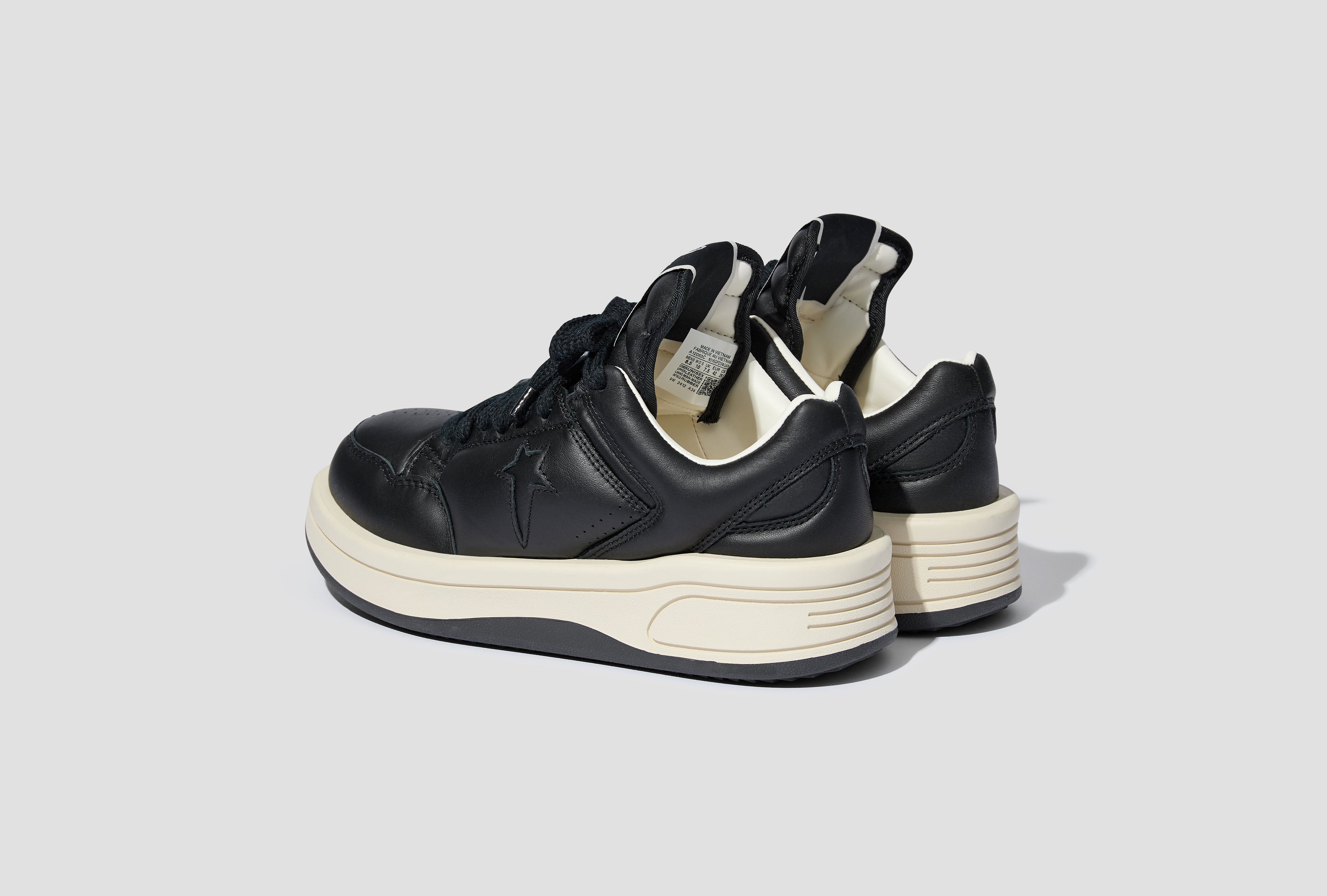 CONVERSE X DRKSHDW TURBOWPN OX - BLACK / DC01EX063 A12R0