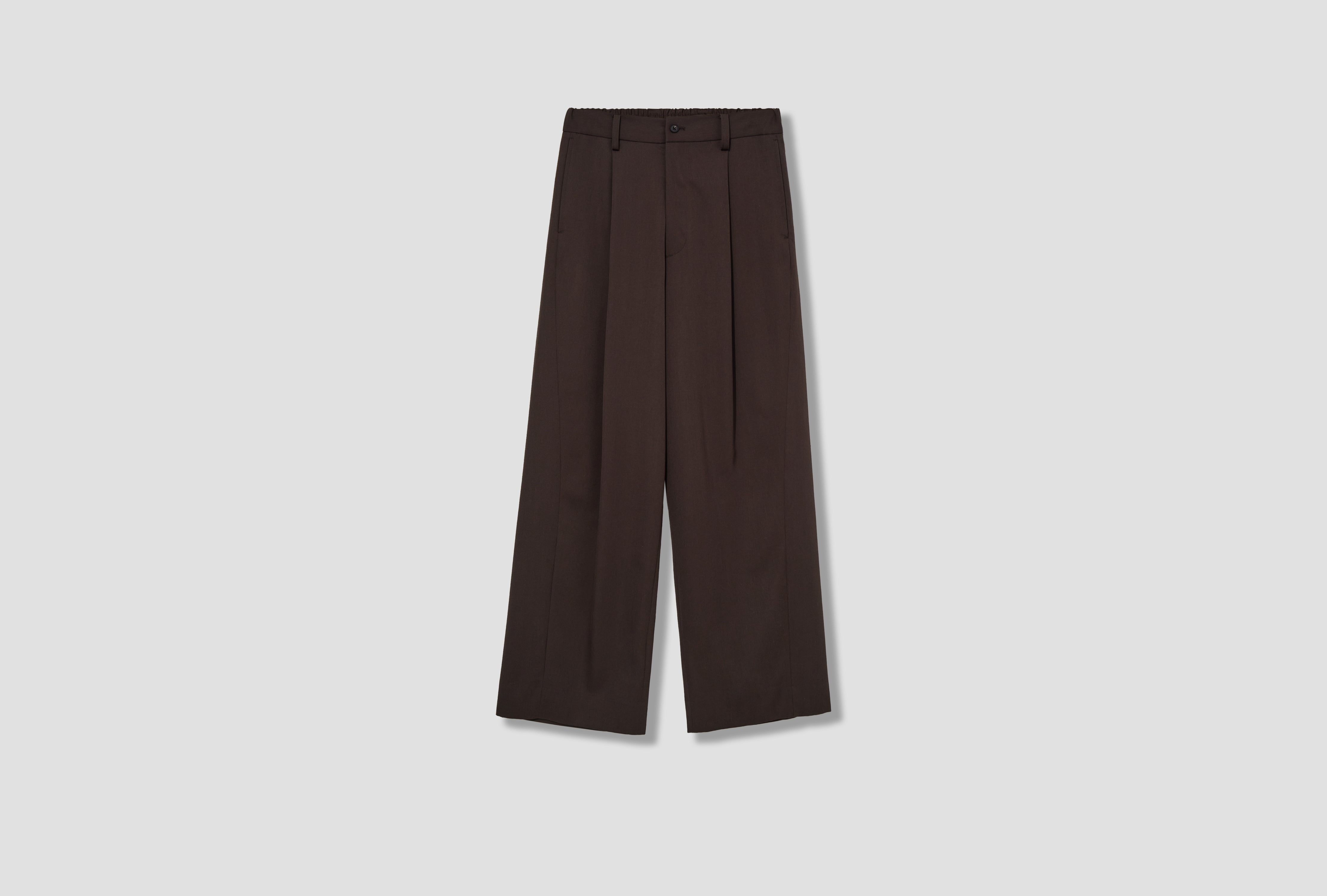 TWIST SEAM WIDE EASY TROUSERS ST.1097 Grey