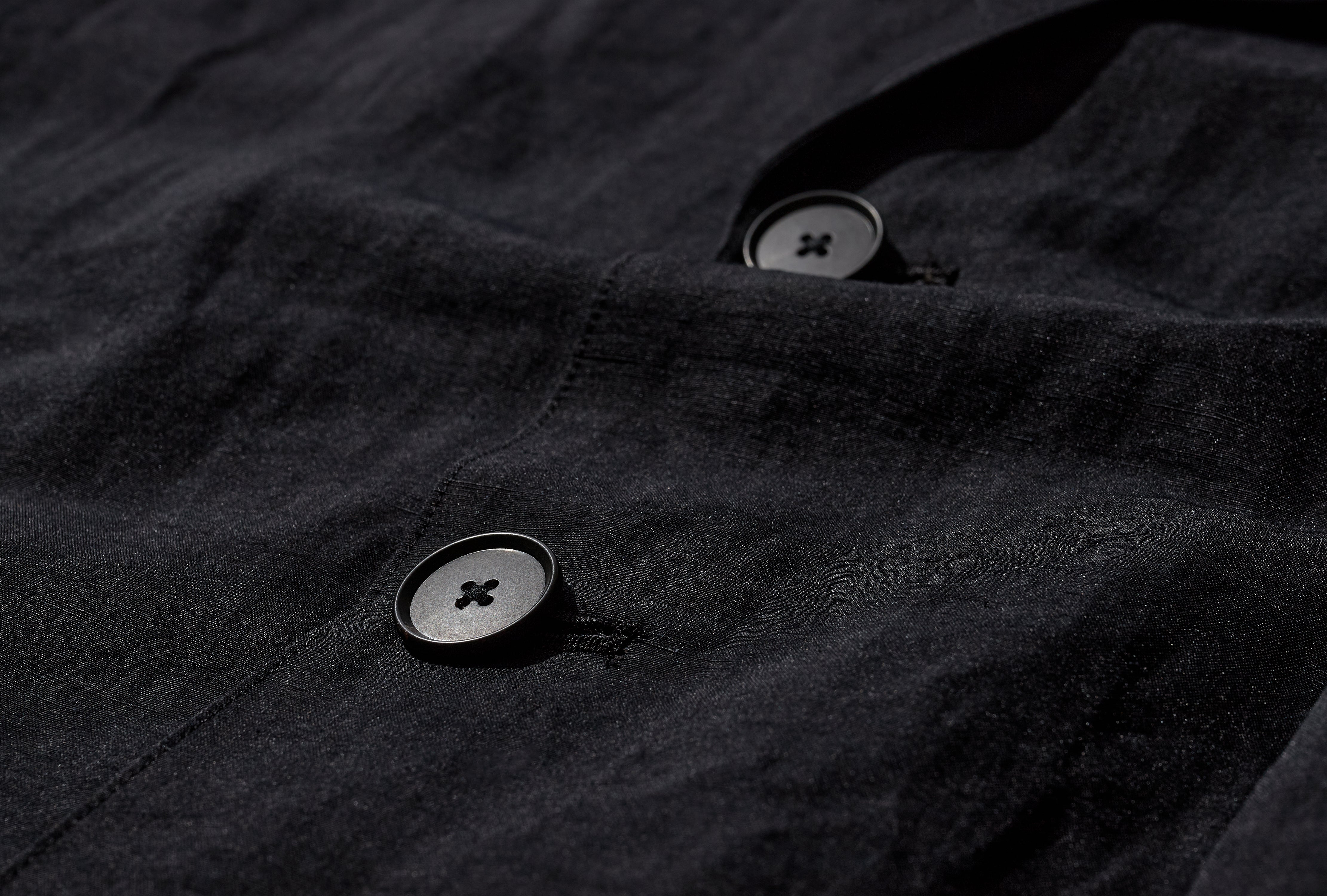 LI/NY POPLIN SINGLE BREASTED JACKET ST.1115 Black