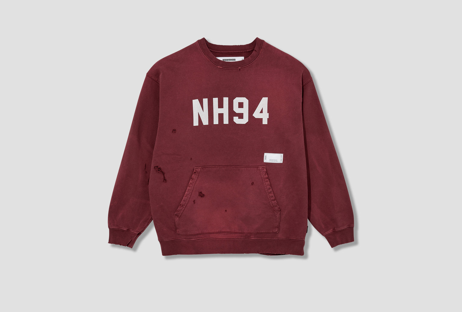 SAVAGE SWEAT SHIRT LS 251OKNH-CSM01 Burgundy