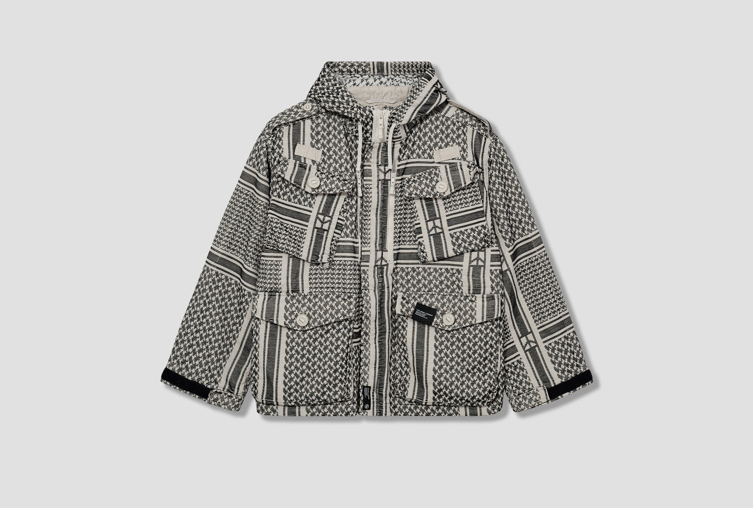 JQ SHEMAGH SMOCK JACKET 251SPNH-JKM03 White