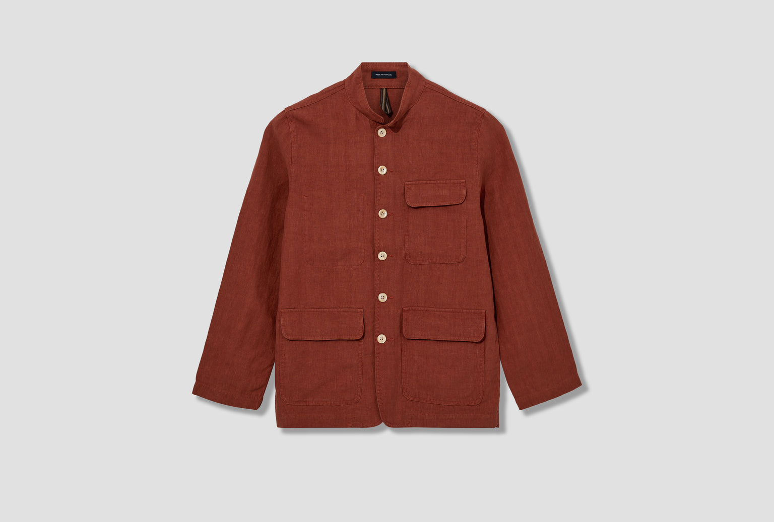 LINEN FORESTIERE JACKET DR2A1B 25076-01 Red