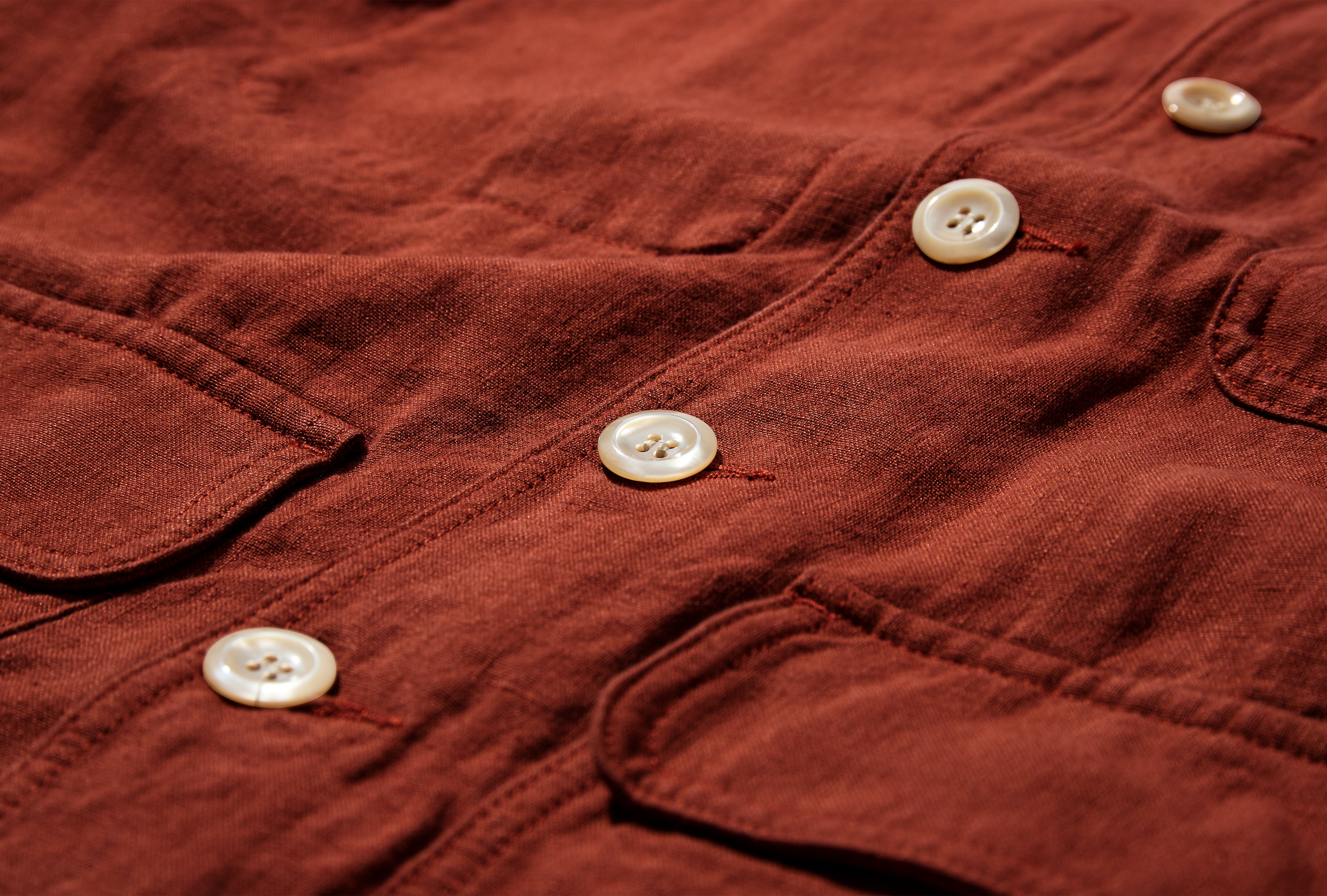 LINEN FORESTIERE JACKET DR2A1B 25076-01 Red