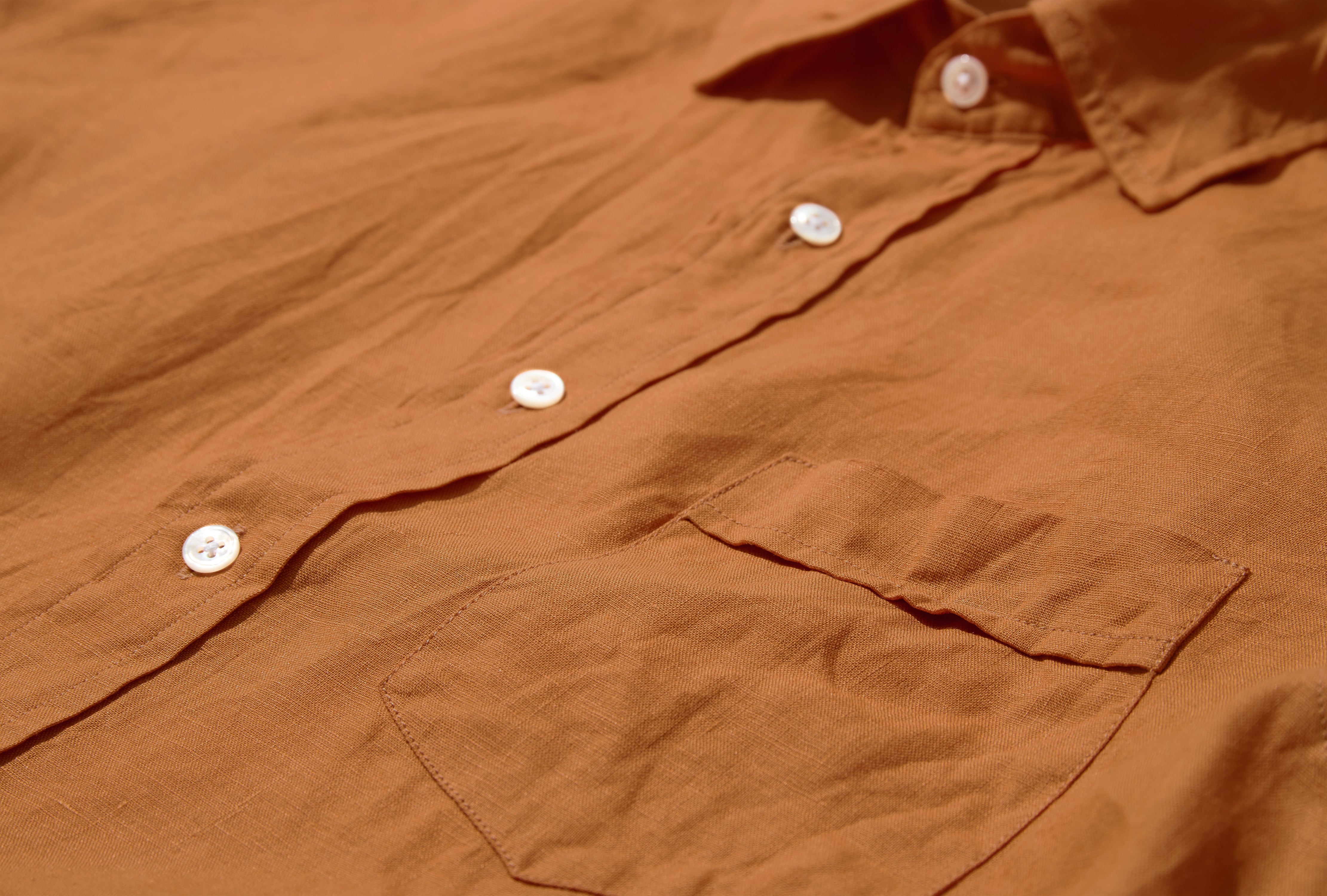 THE LINEN SUMMER SHIRT DR2A4E 21915-03 Yellow