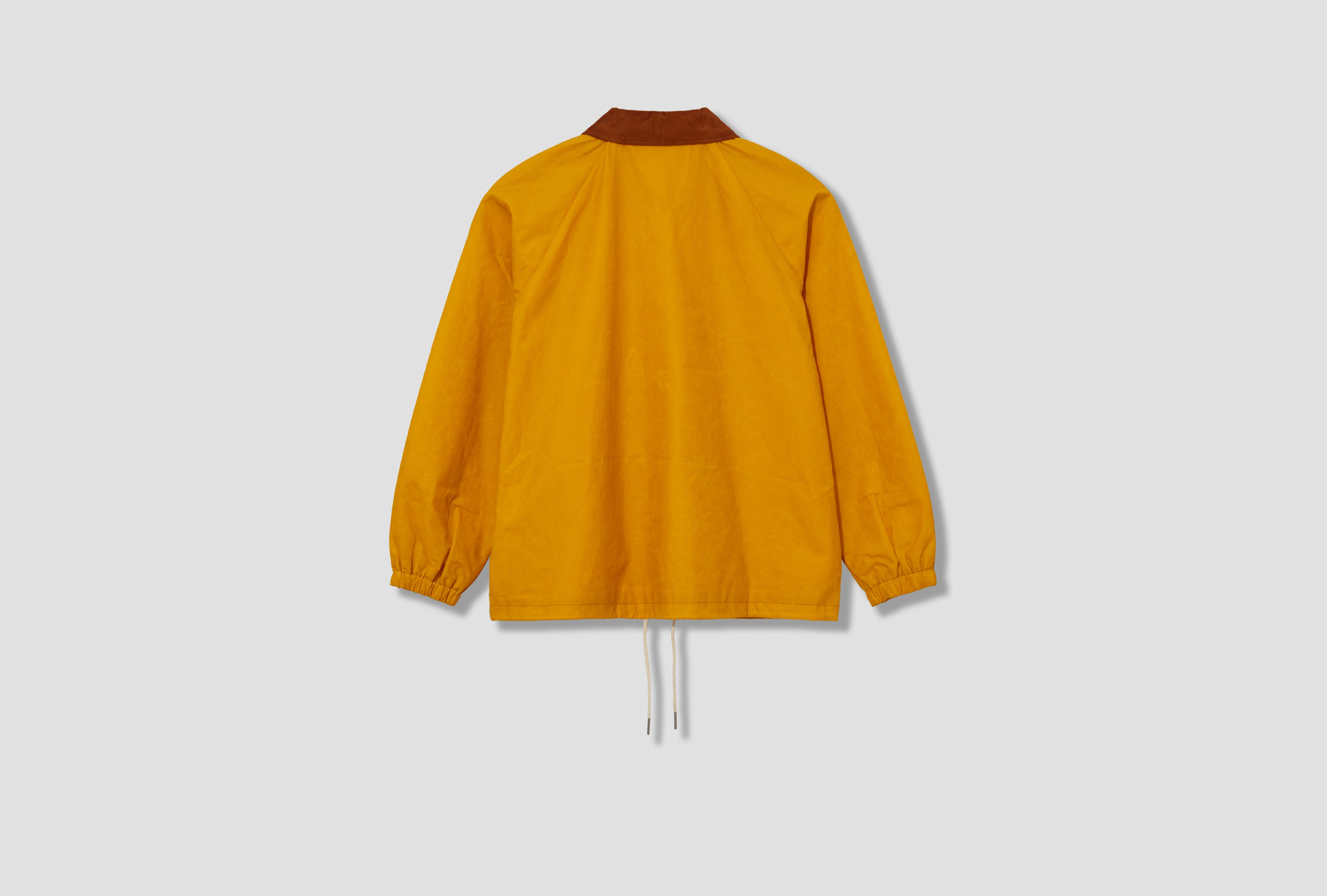 WAXED TRACK JACKET MRS25JA018 Yellow